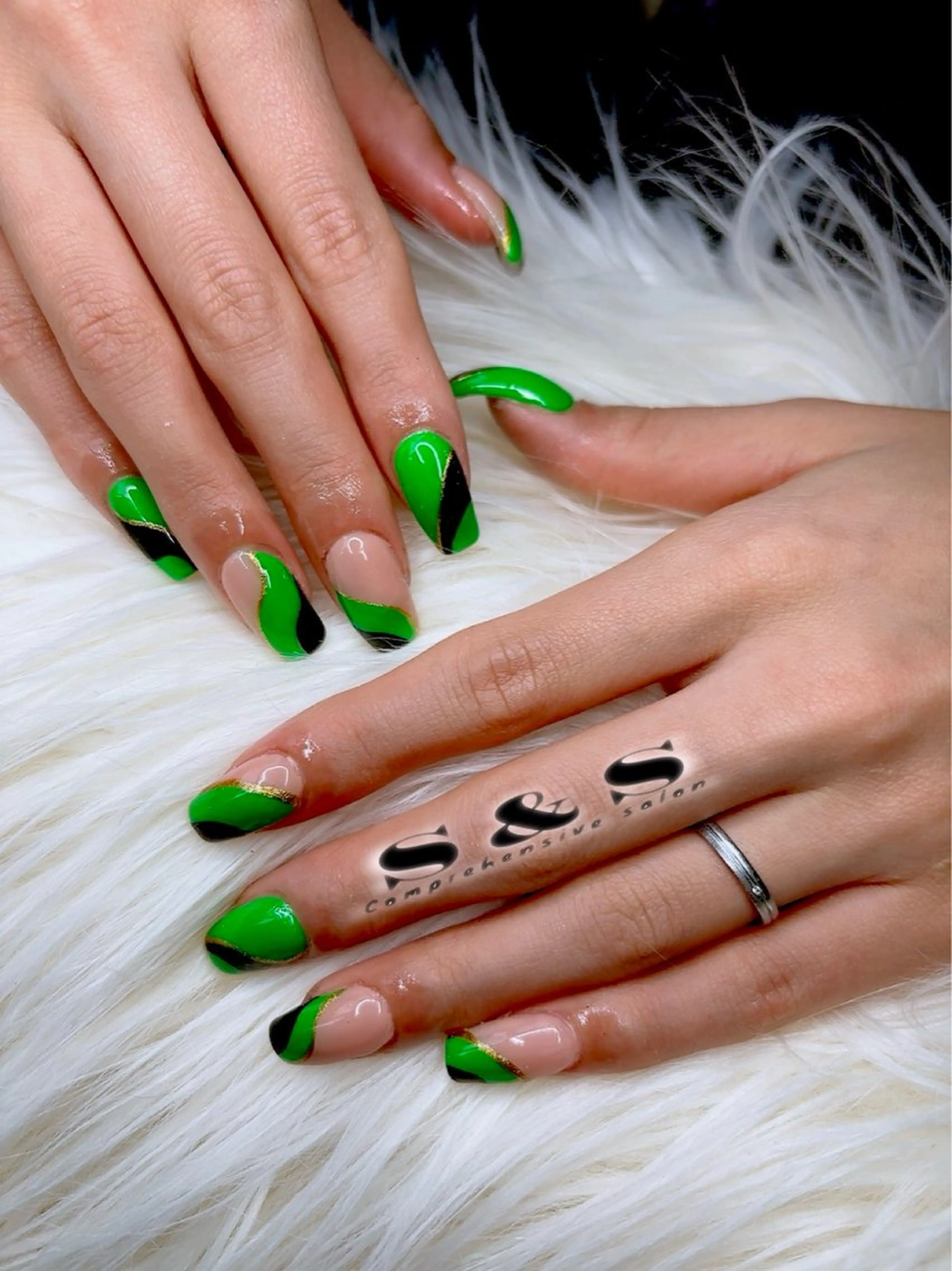 ネイル 長さ出し メンズネイル 持ち込み S&S 村田小百合のネイルデザイン