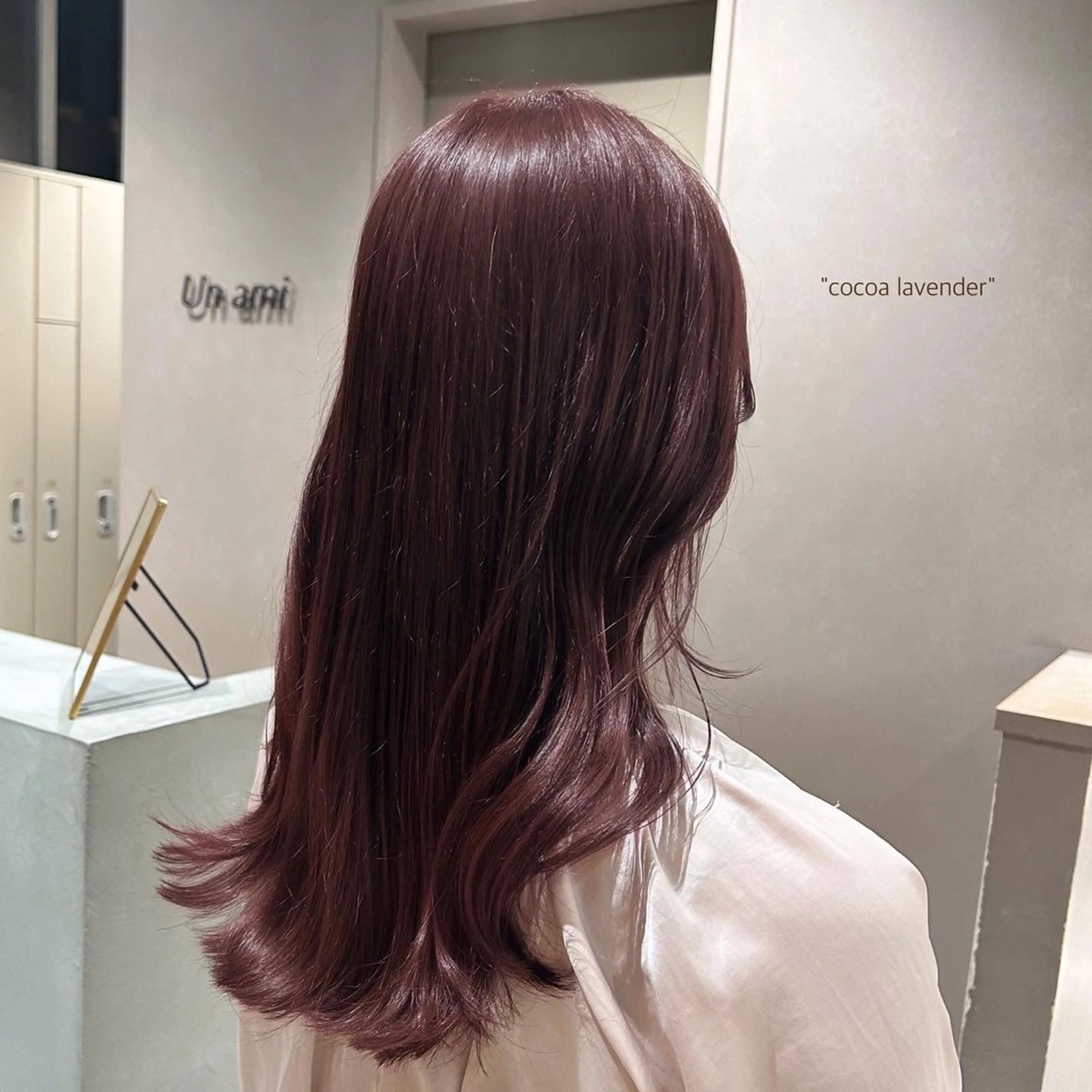 セミロング カラー ミディアムヘア Chifumiのヘアスタイル