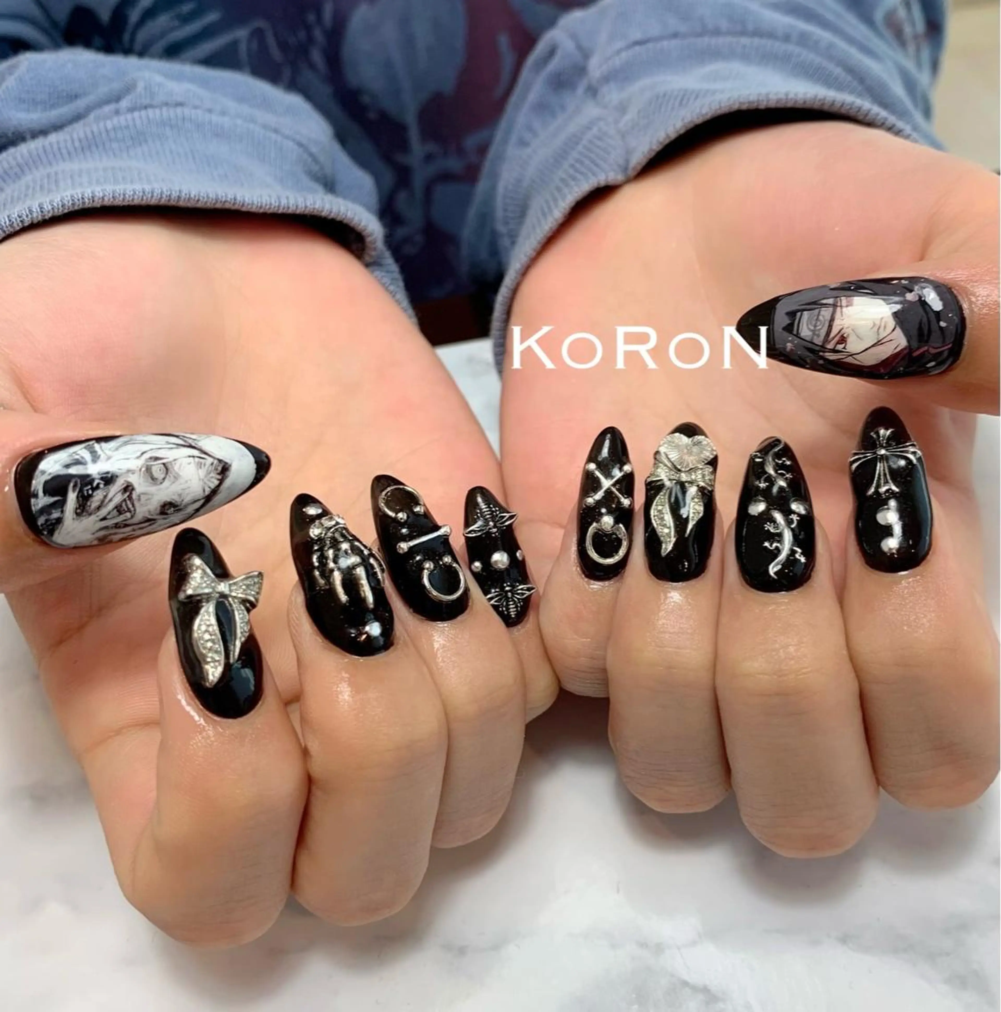 ネイル ハンドネイル 自宅サロン鎌倉 KORONのネイルデザイン