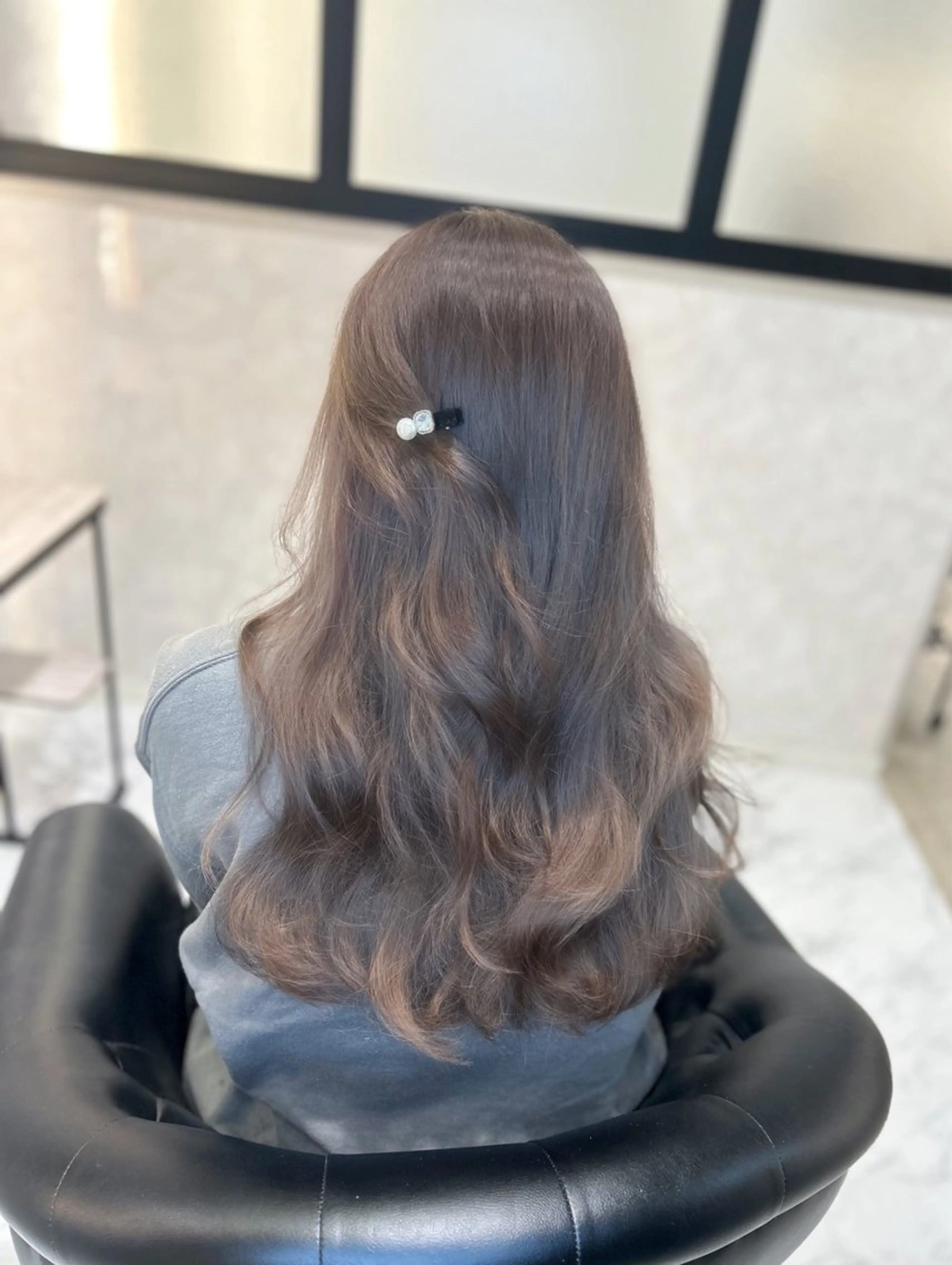 ロング カラー カット ヘアカラー トリートメント &chaLme   心斎橋所属・emi/髪質改善/ 韓国風/艶カラーのヘアスタイル