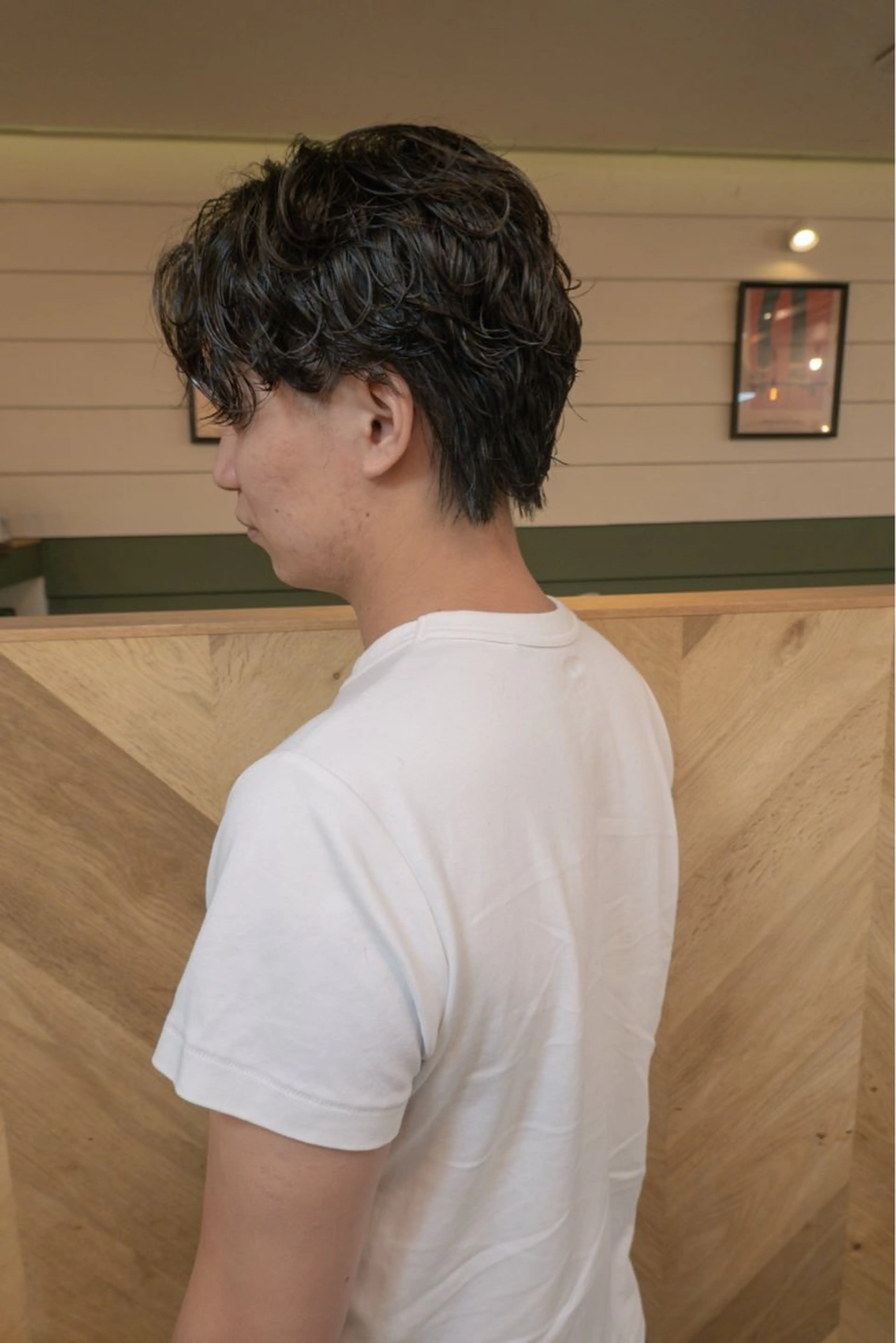 パーマ メンズ カット パーマ 【ボブ】縮毛矯正/ 船橋駅5分/鈴木杏美のヘアスタイル