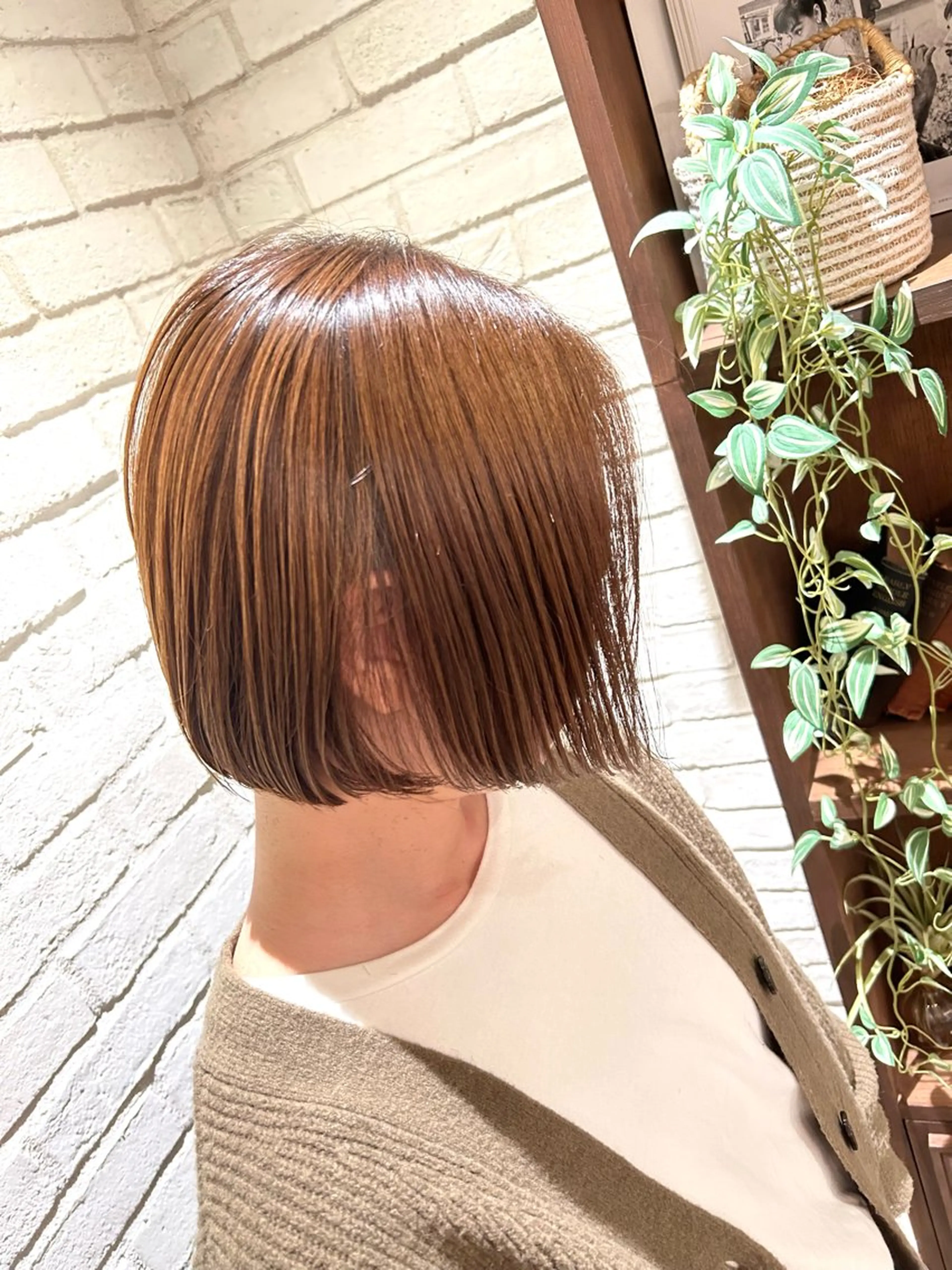 ショート ボブ 宇川 湧也のヘアスタイル