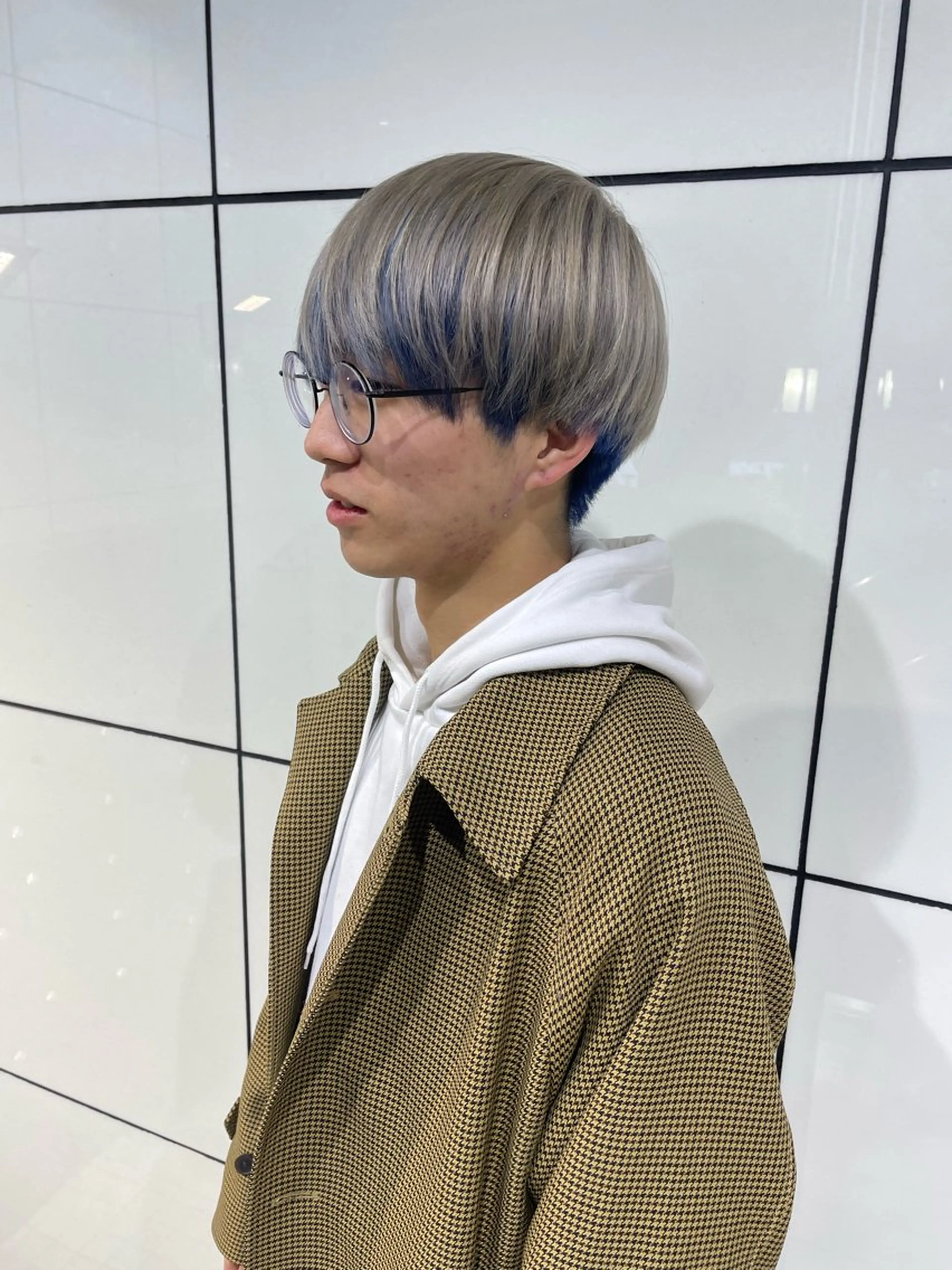 ショート カラー ‪るか/‪透明感 カラー/アレンジのヘアスタイル