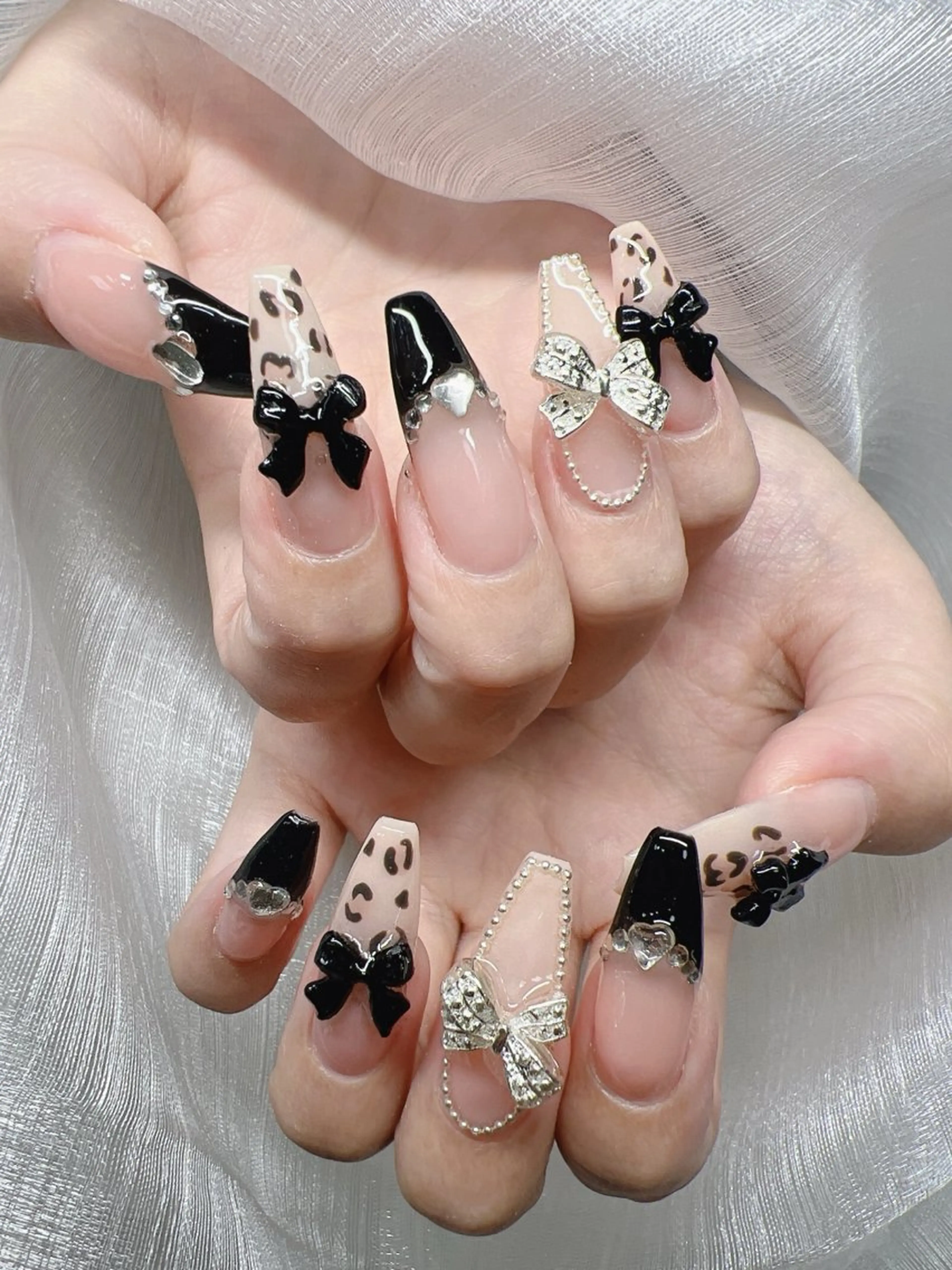 ネイル ハンドネイル Lee Nails チップ長さだし専門店のネイルデザイン