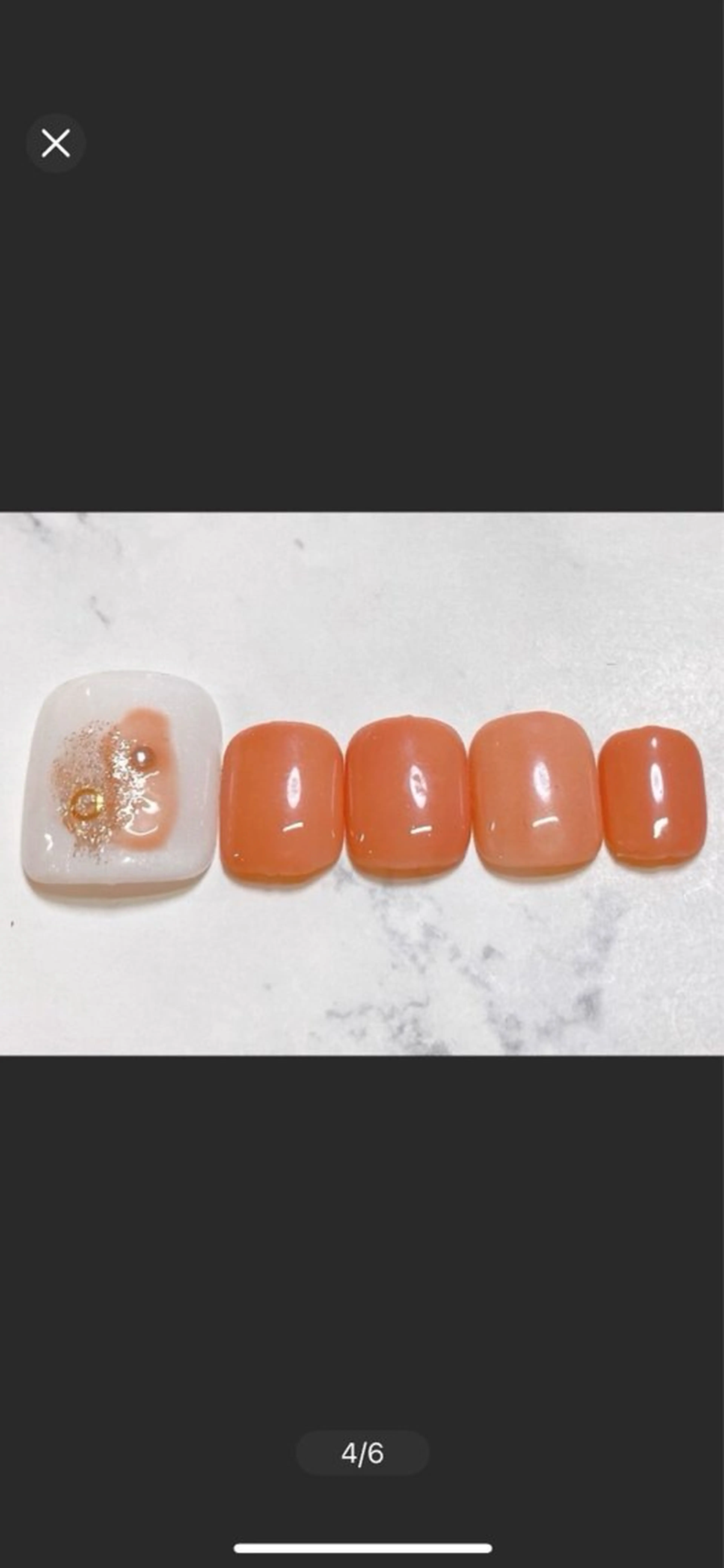 ネイル NANAE ネイル🌈虹のネイルデザイン