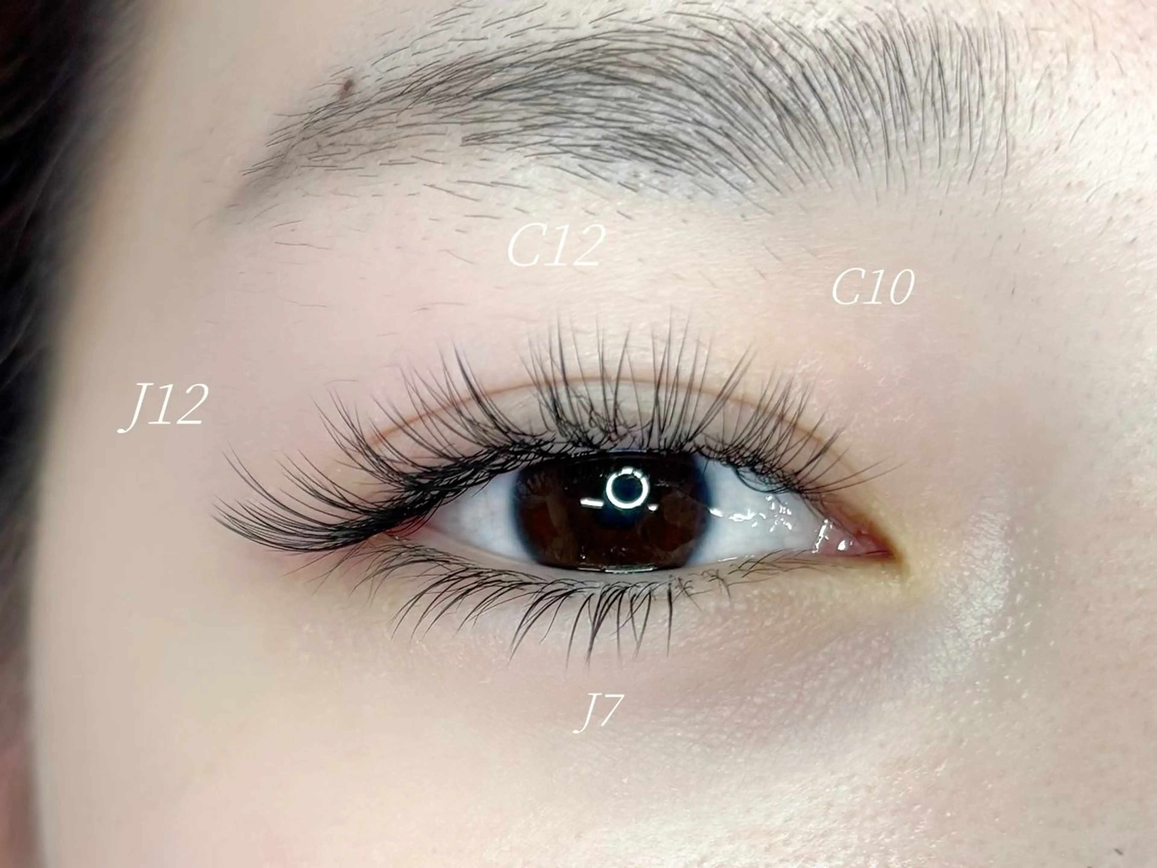 マツエク・マツパ ボリュームラッシュ Bis!くりえいと店所属・Bis! Tajimaのマツエク・マツパデザイン