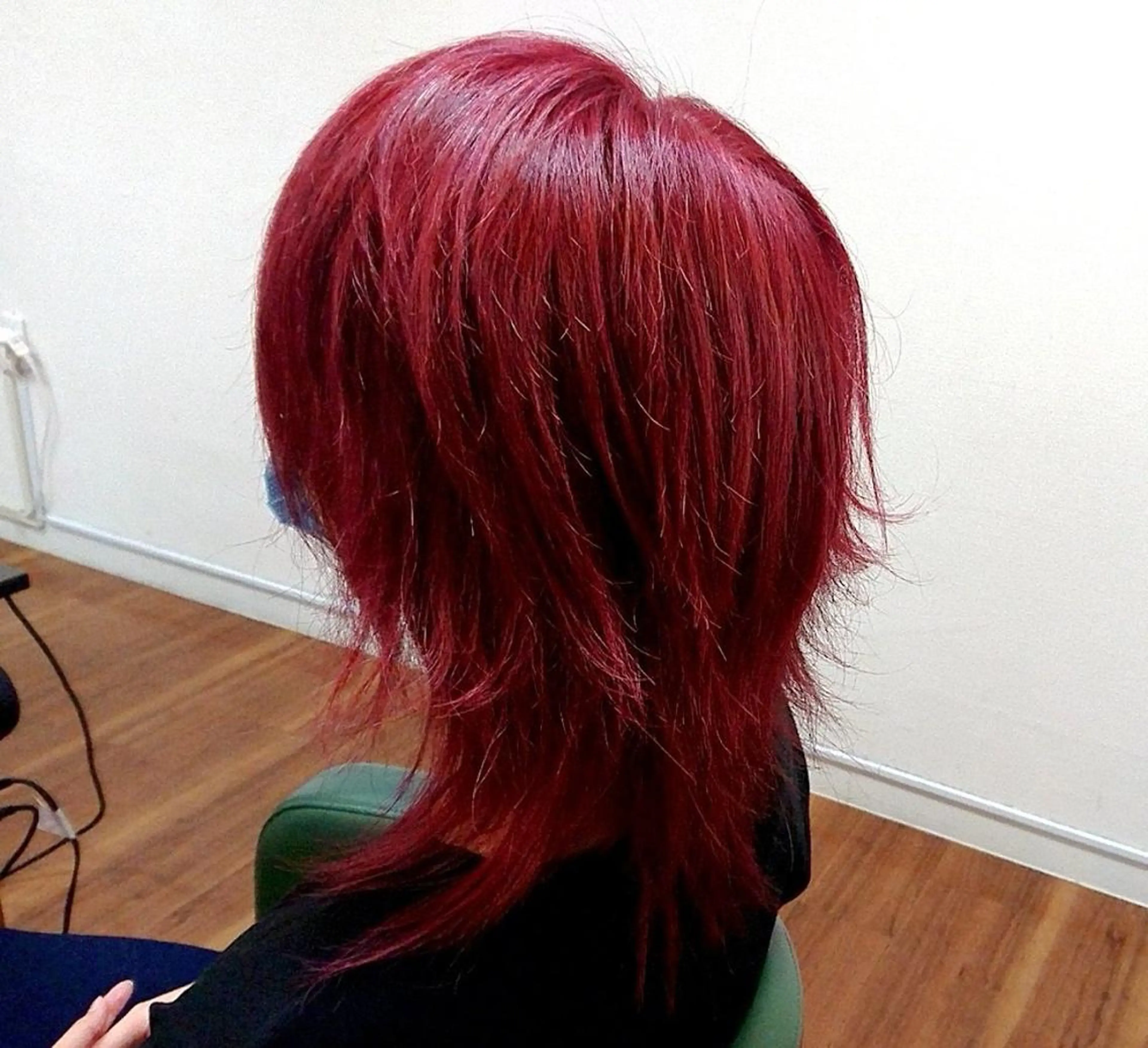 ミディアム カット ヘアカラー トリートメント 渡辺 康行のヘアスタイル