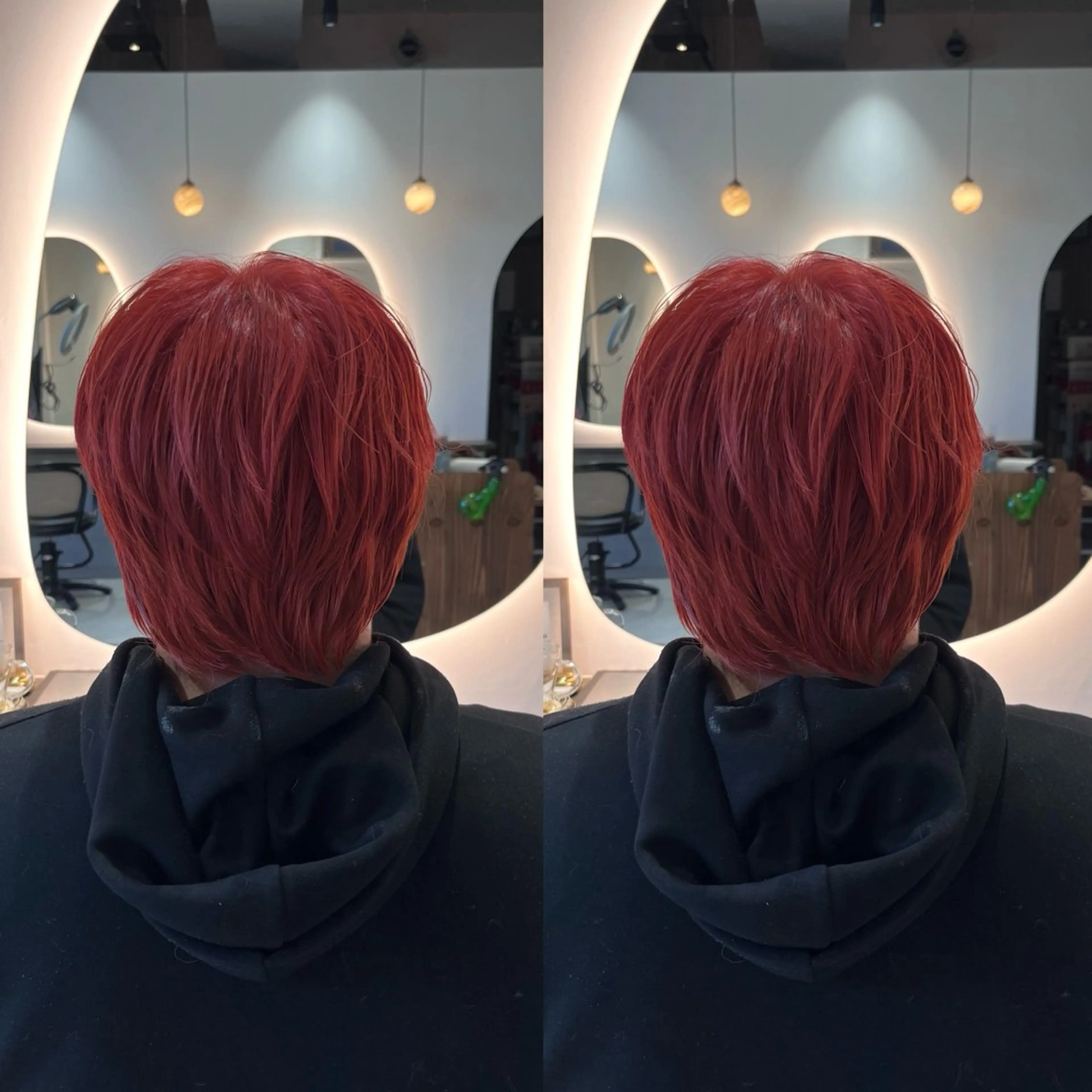 カラー メンズ 池谷 茉耶のヘアスタイル