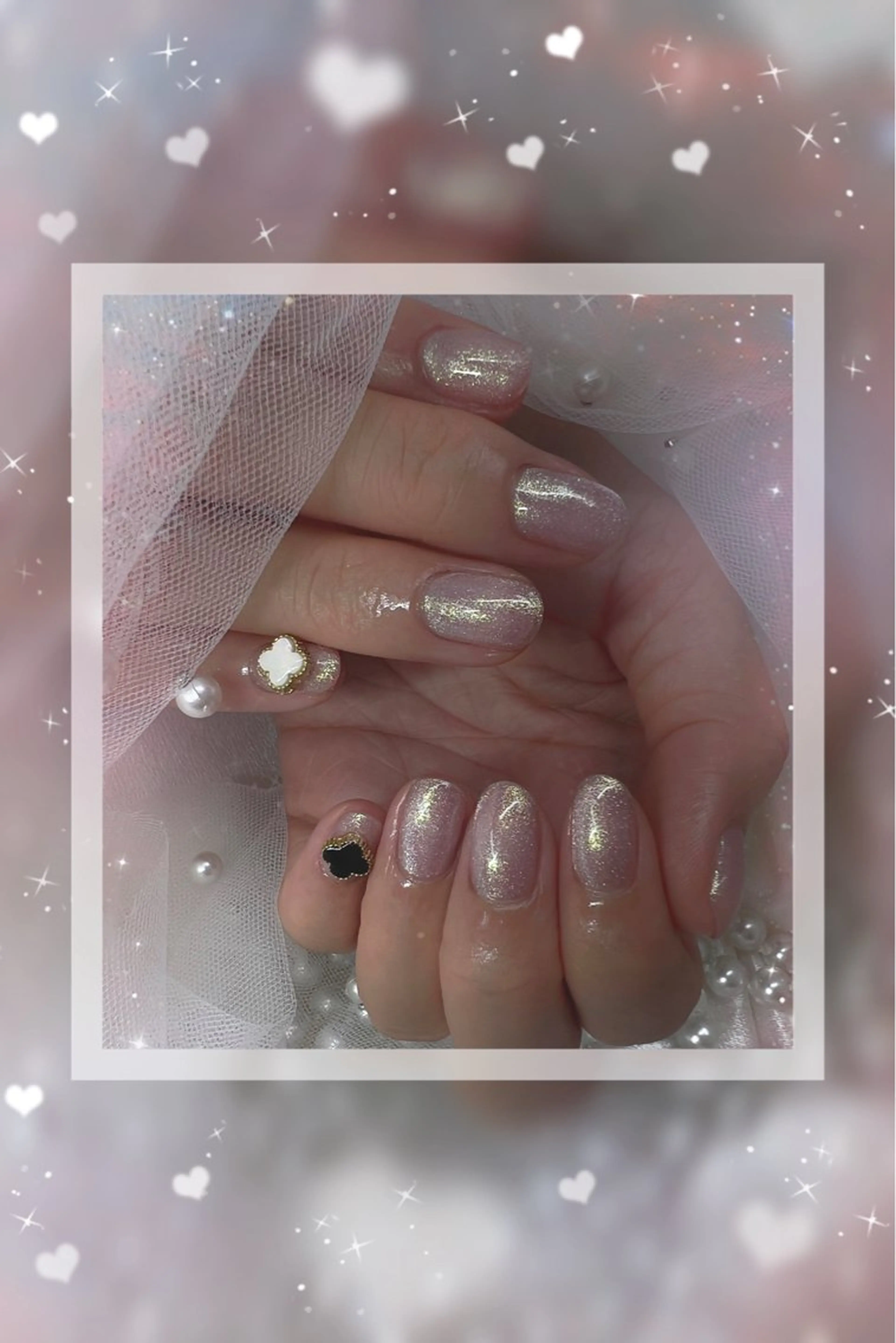 ネイル チークネイル フレンチネイル ガーリー グラデーション マグネットネイル ハンドネイル ハンドケア Chill Nailsalonのネイルデザイン