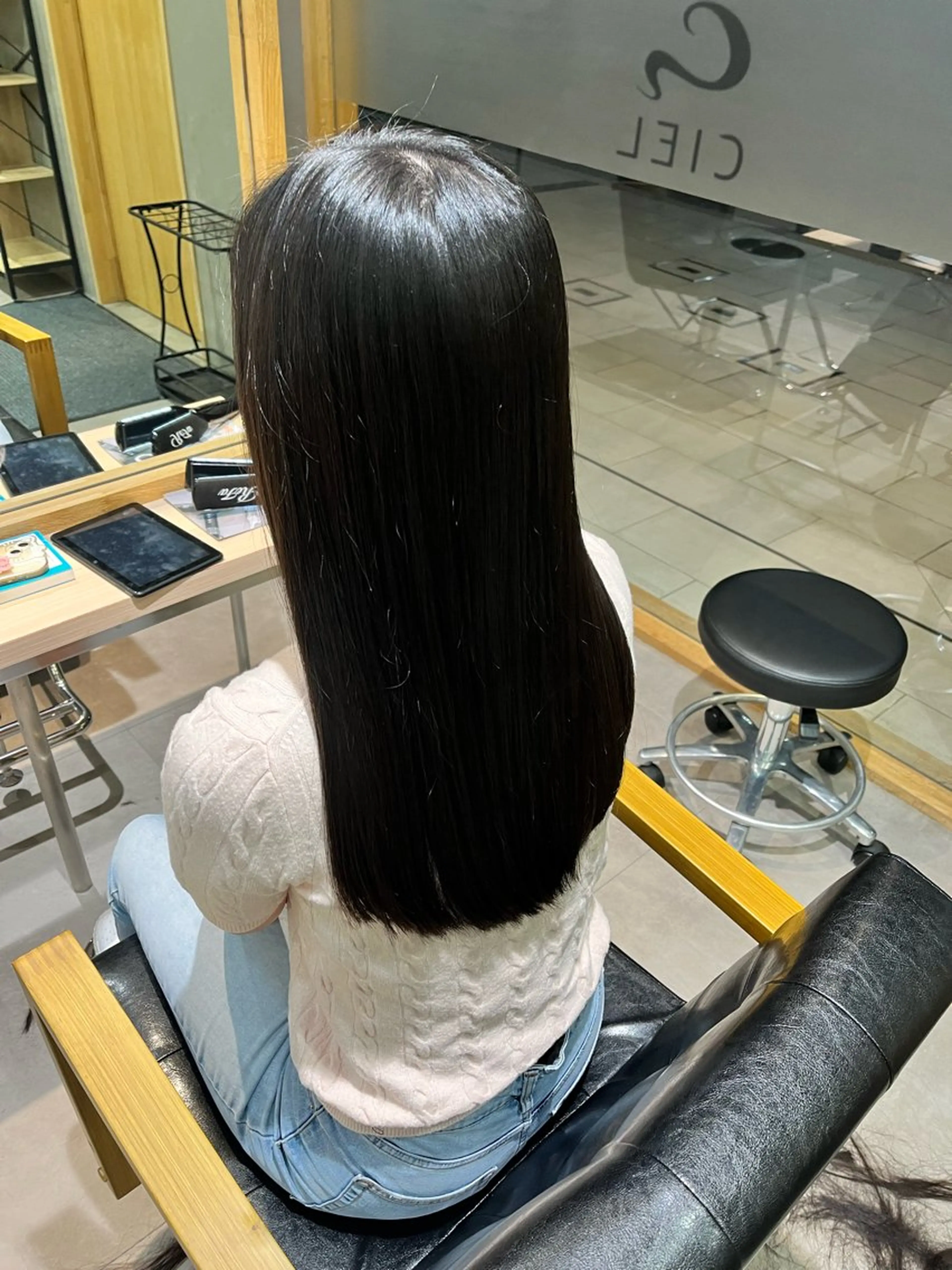 ロング トリートメント カット 縮毛矯正 CIEL 豊中岡町店所属・honoka ￤モデル様募集中￤のヘアスタイル