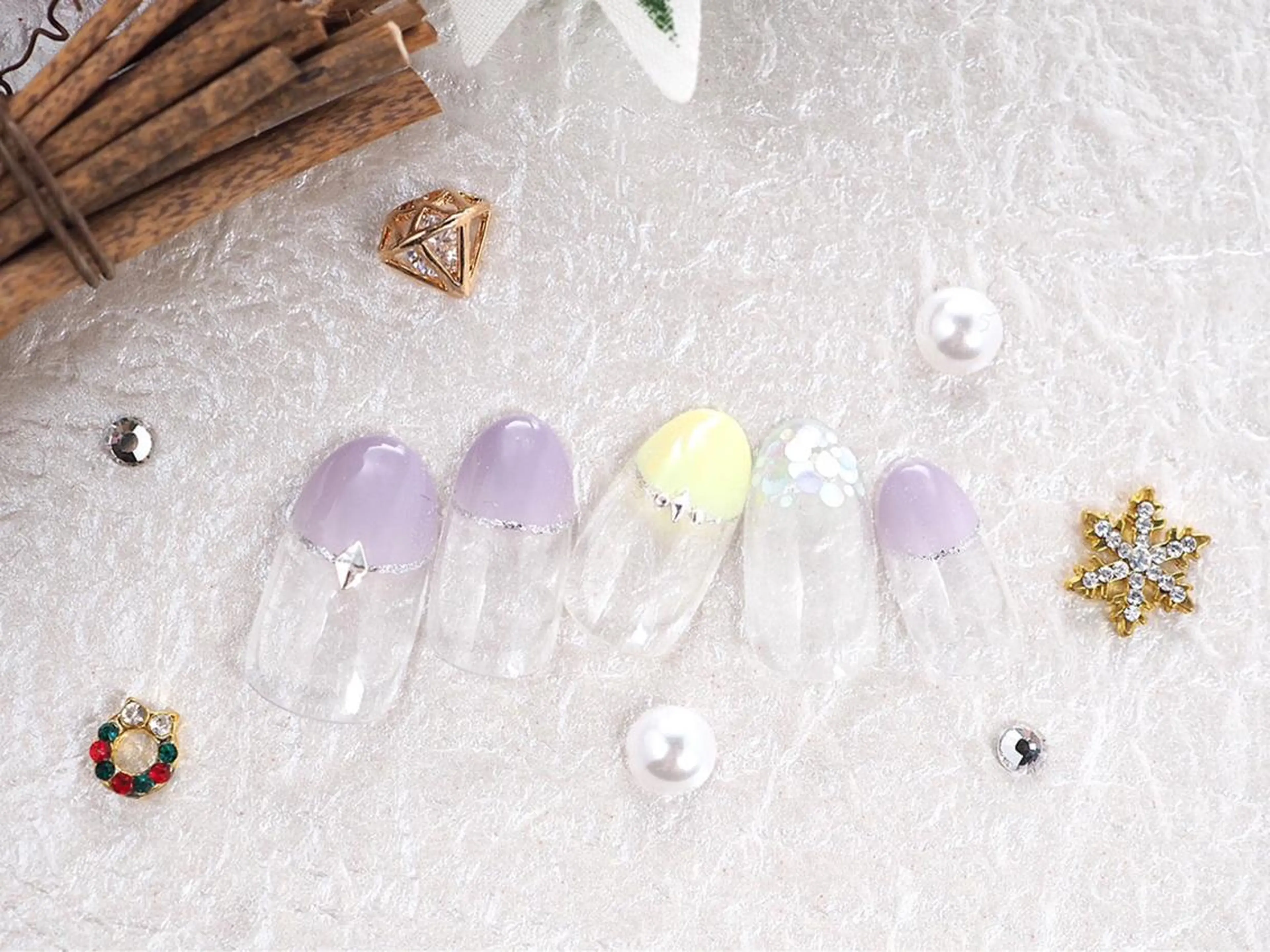 ネイル ネイルPetit Ribbonのネイルデザイン