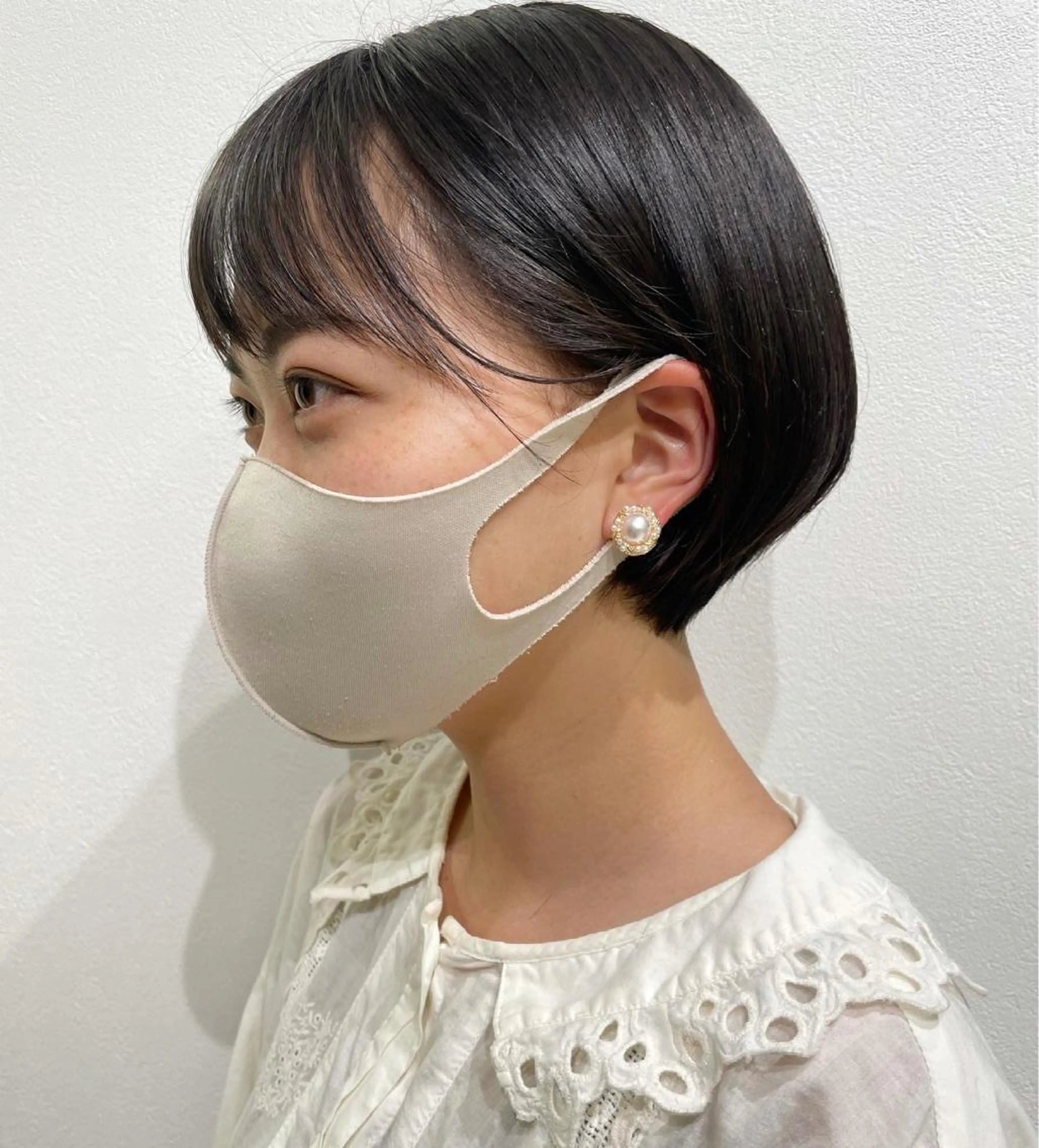 ショート ショートボブ ボブ ショートヘア カット ヘアカラー 福島成美/髪質改善 縮毛矯正/カラーのヘアスタイル