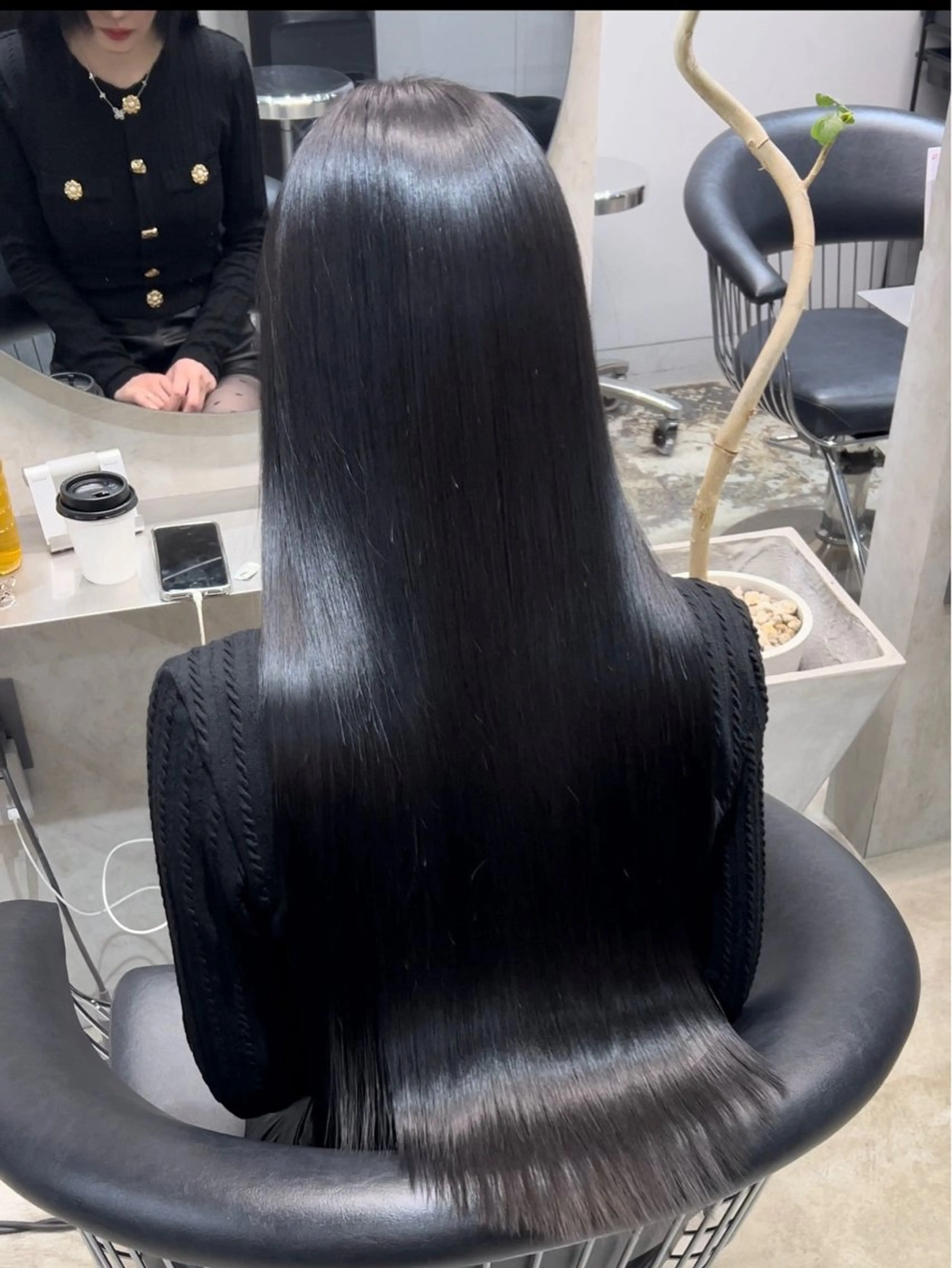 ロング カラー カット トリートメント etora 渋谷所属・ワンホンヘア🇨🇳 髪質改善/itaruのヘアスタイル