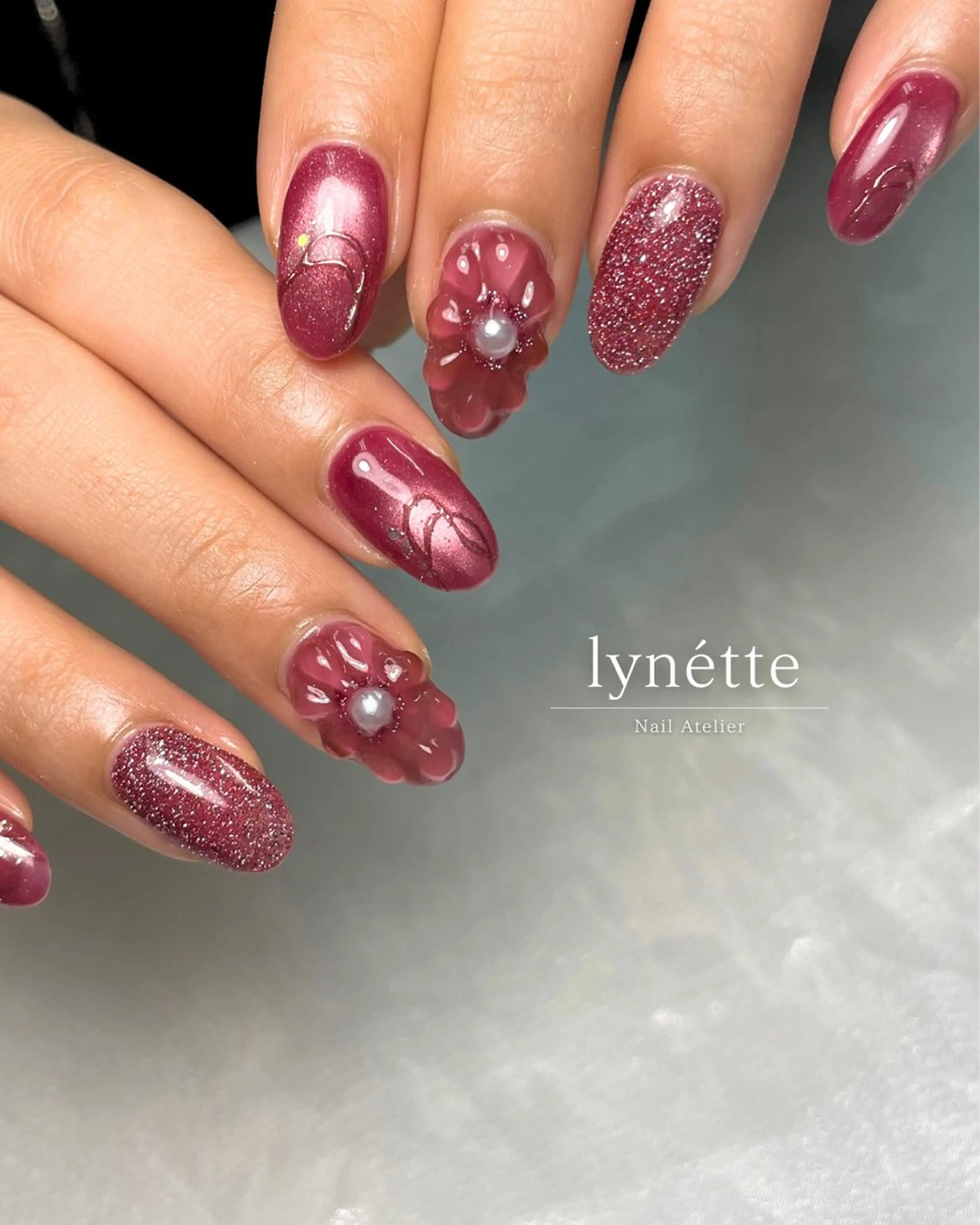 ネイル ニュアンスネイル lynétte 那覇ネイルサロンのネイルデザイン