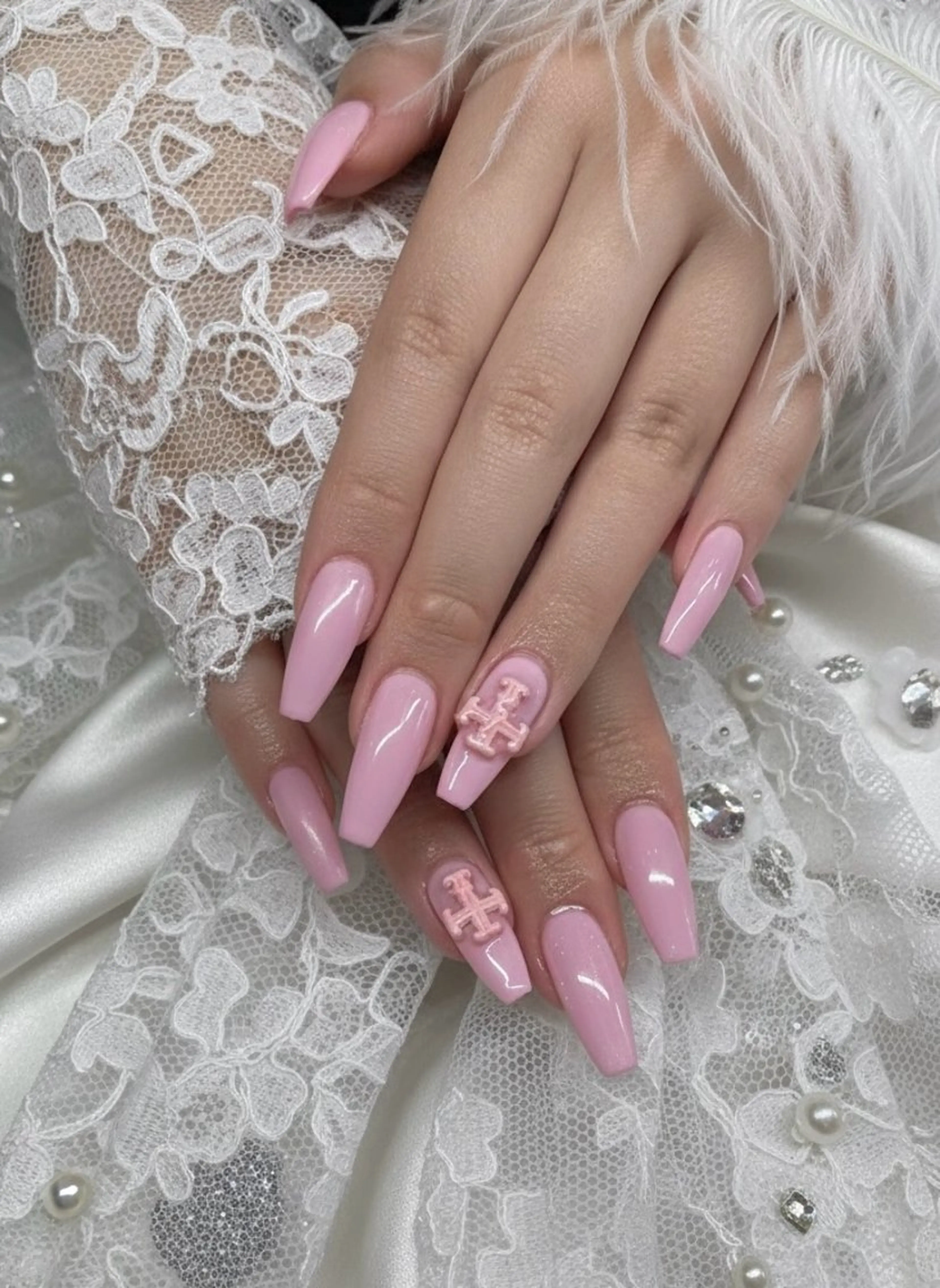 ネイル ピンク ハンドネイル TUNEHA堂 矢場町栄5丁目のネイルデザイン