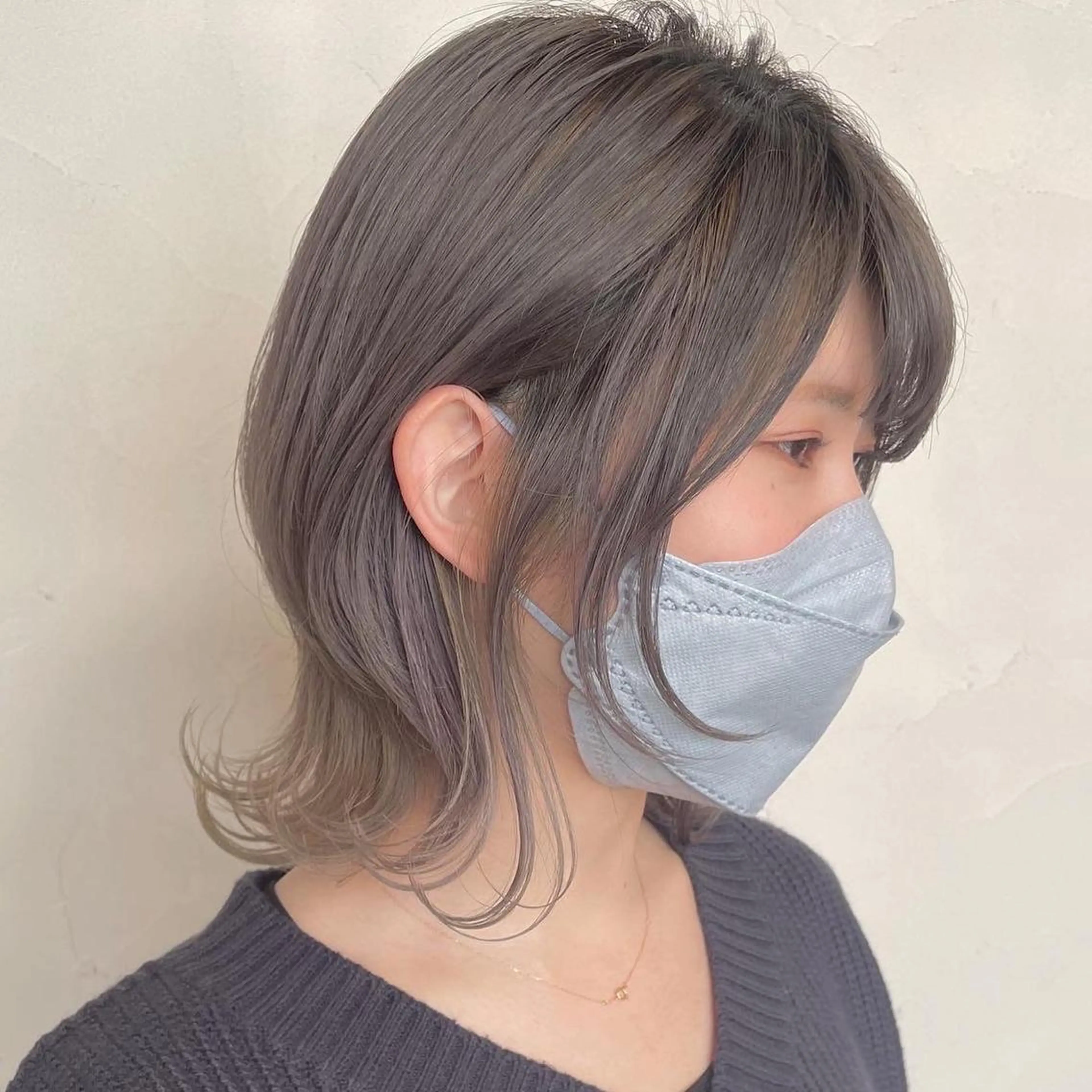 ミディアム カラー hair salon Ranun髪質改善のヘアスタイル