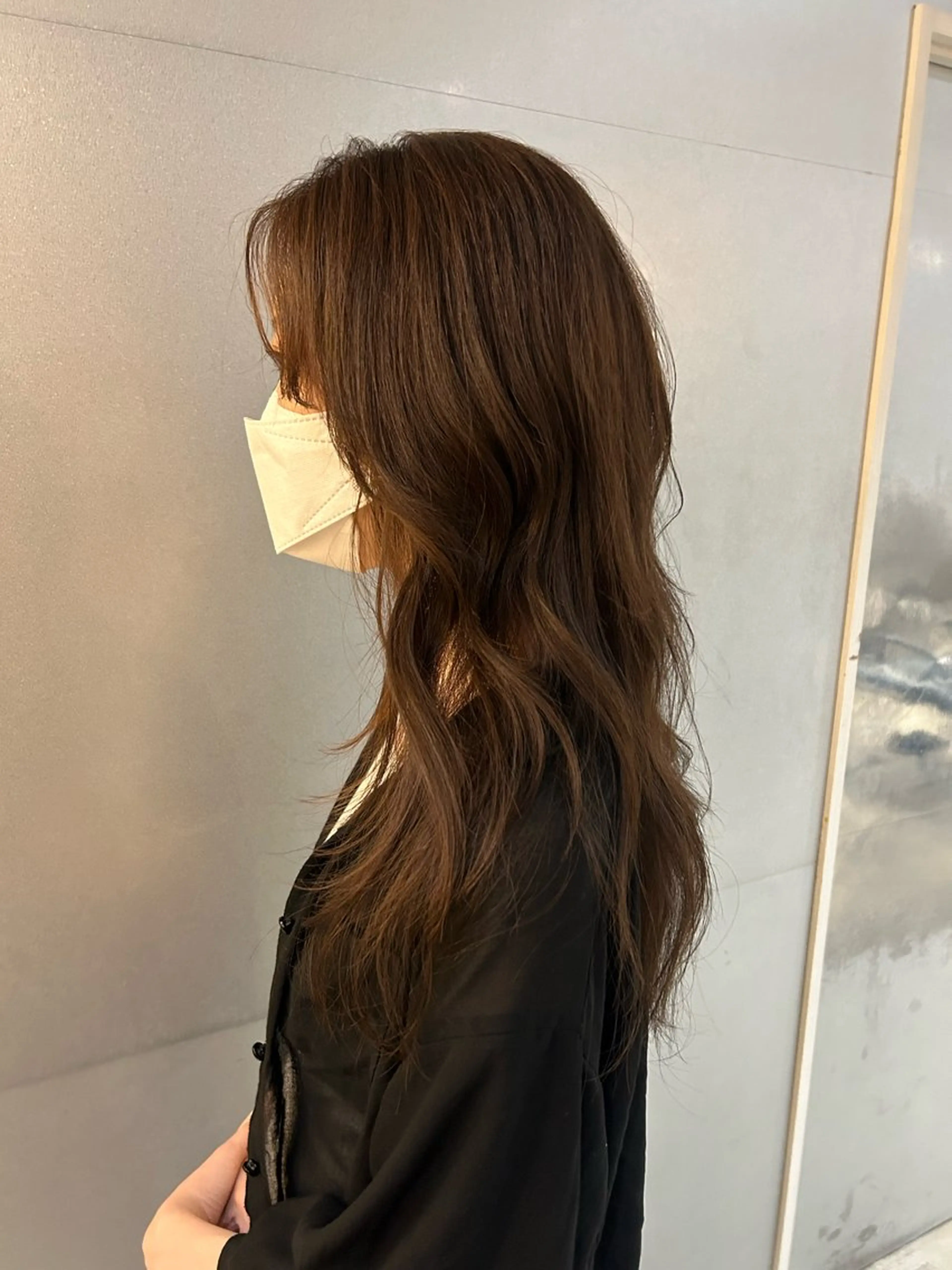 ロング 韓国ヘア/ボブ/レ イヤー/ EMIRIのヘアスタイル