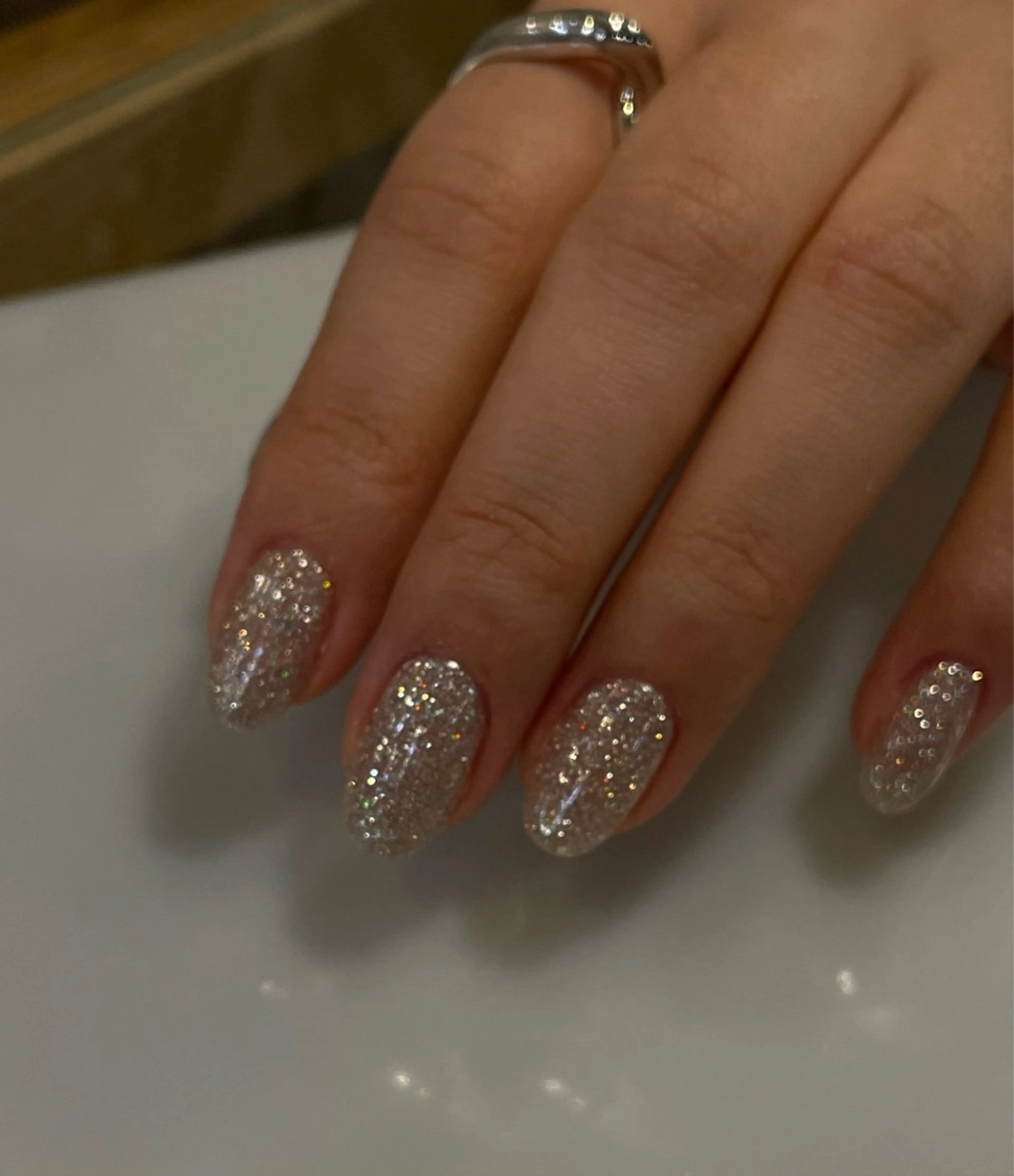 ネイル ラメ(グリッター) ワンカラーネイル Nail salon Relum所属・小林 珠莉のネイルデザイン