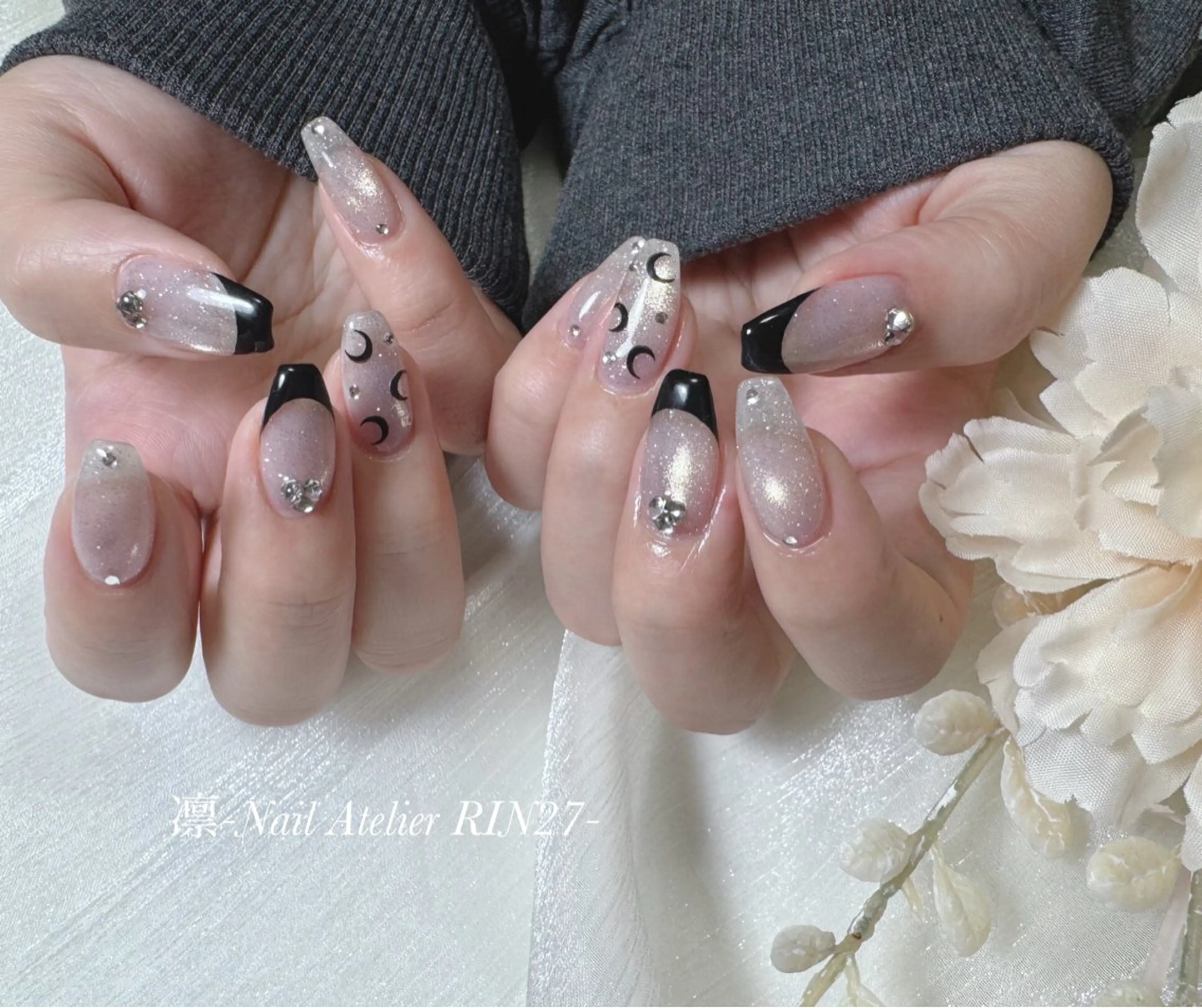 ネイル フラッシュネイル フラッシュマグ 持ち込み ハンドネイル ハンドケア 立川 紋歌のネイルデザイン