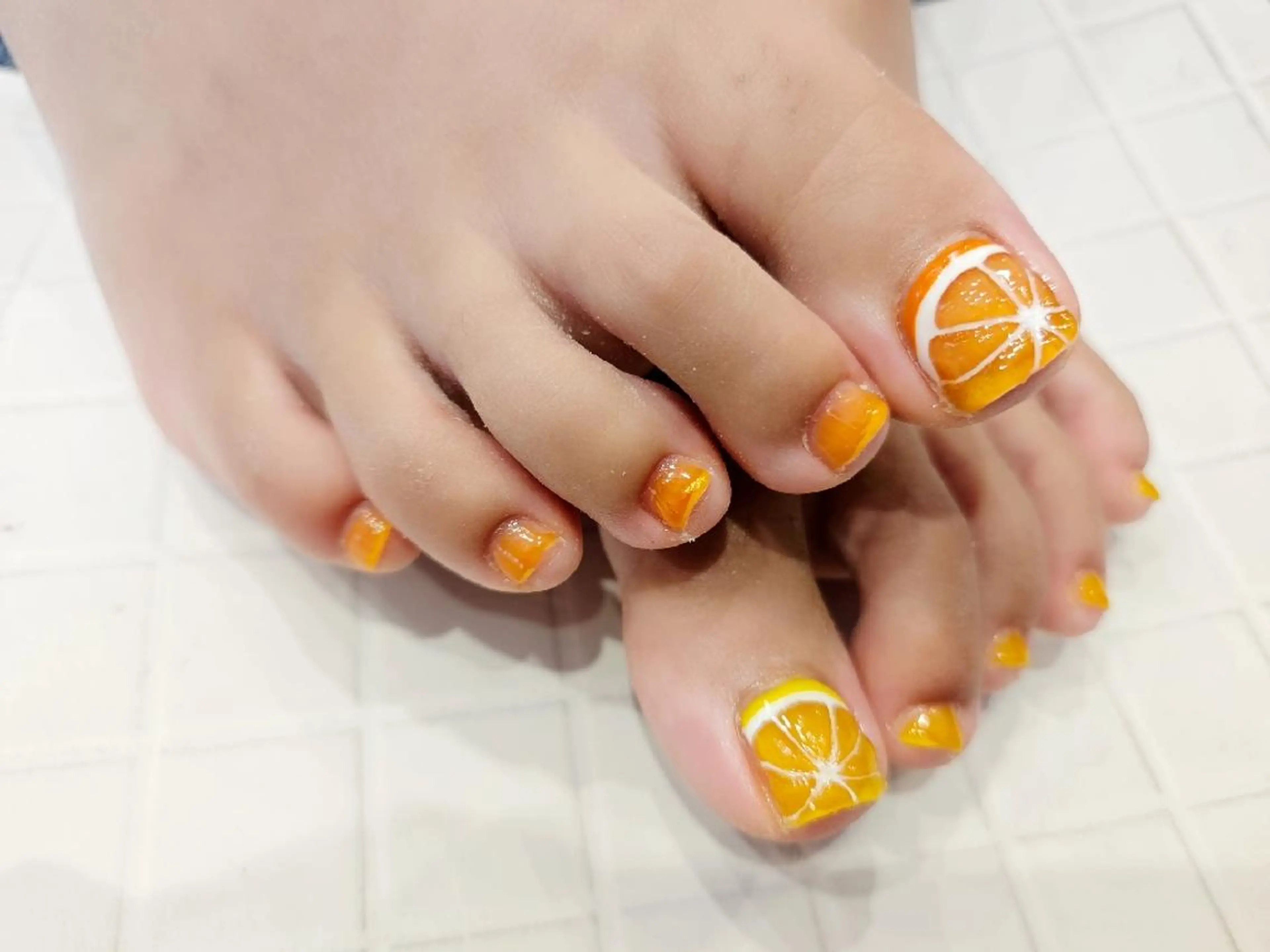 ネイル フットネイル 関口 友菜のヘアスタイル