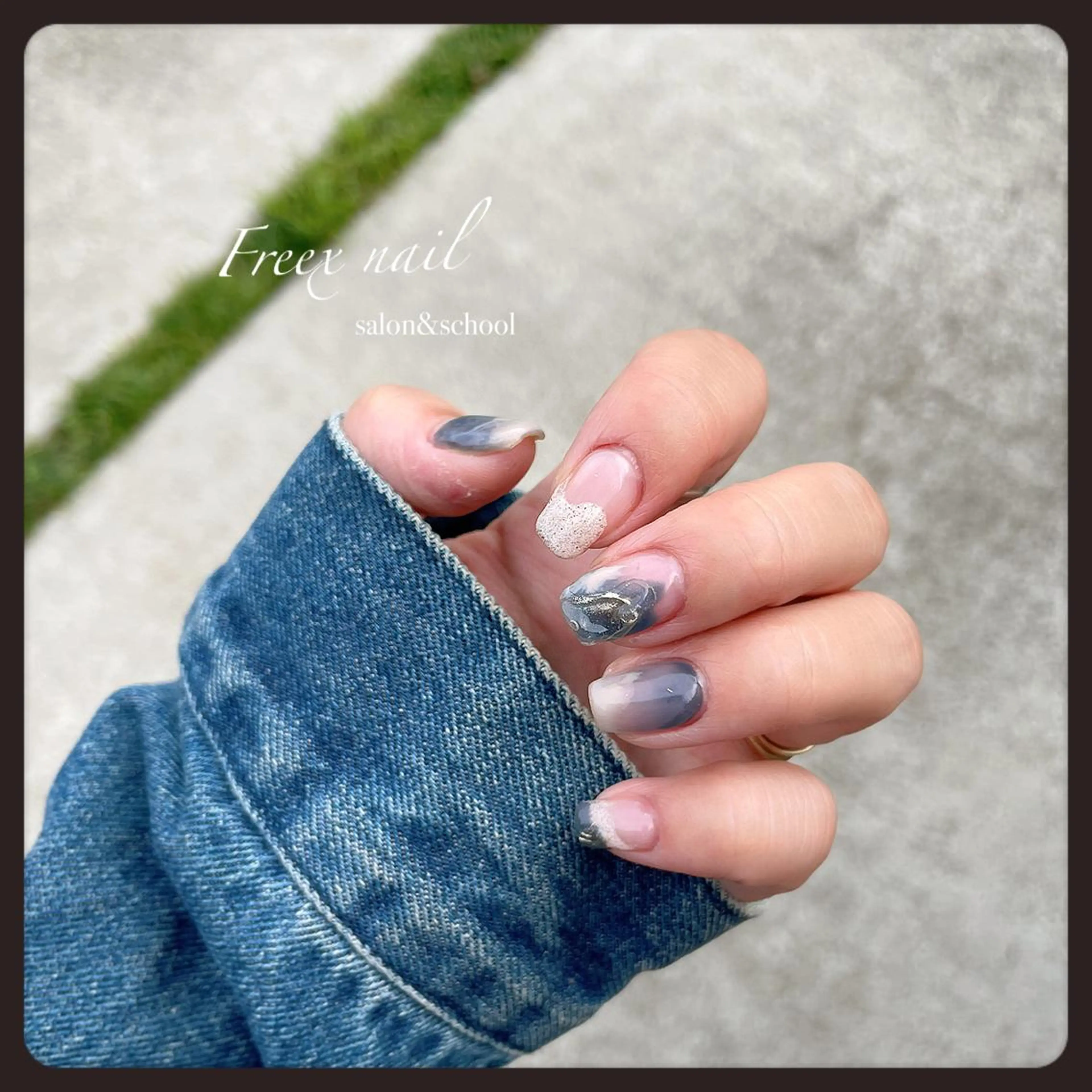 ネイル ニュアンスネイル ハンドネイル ハンドケア Freex nail所属・freex nail /ニュアンス/個性派のネイルデザイン