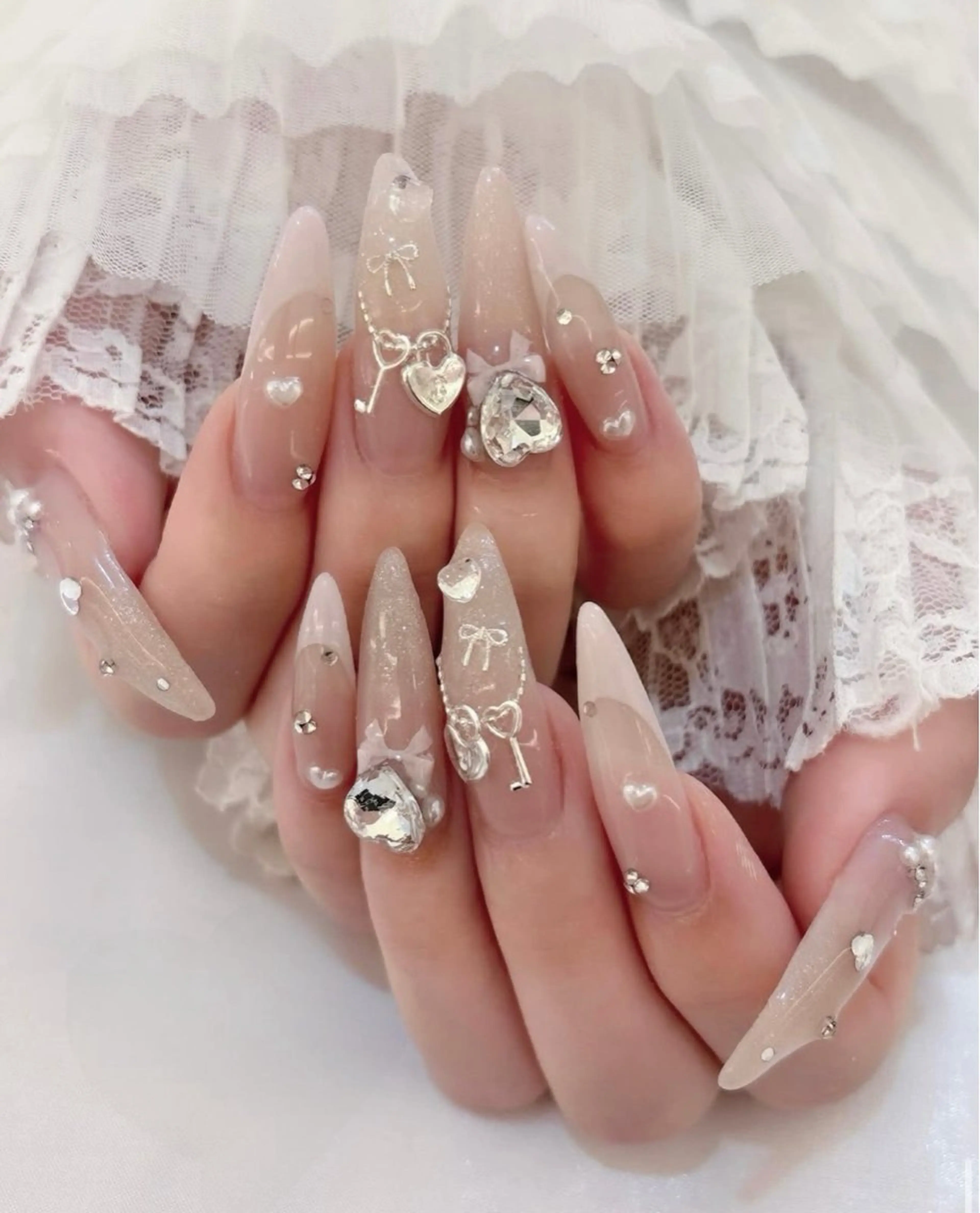 ネイル 長さ出し ネイルチップ Mi nailsのネイルデザイン