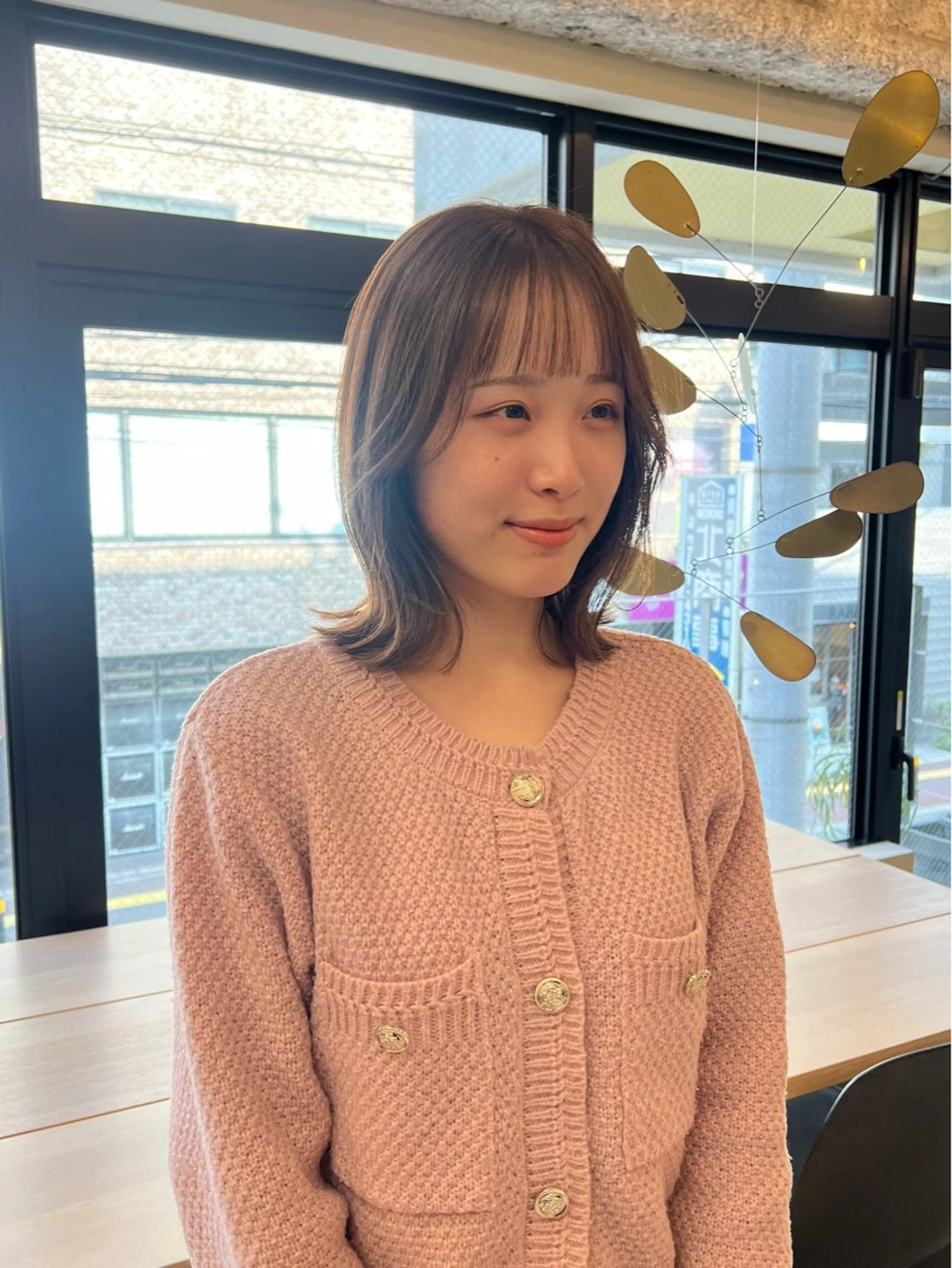 ミディアム NOUSHAIRDESIGN所属・rin/薬院 /ボブ艶カラーのヘアスタイル