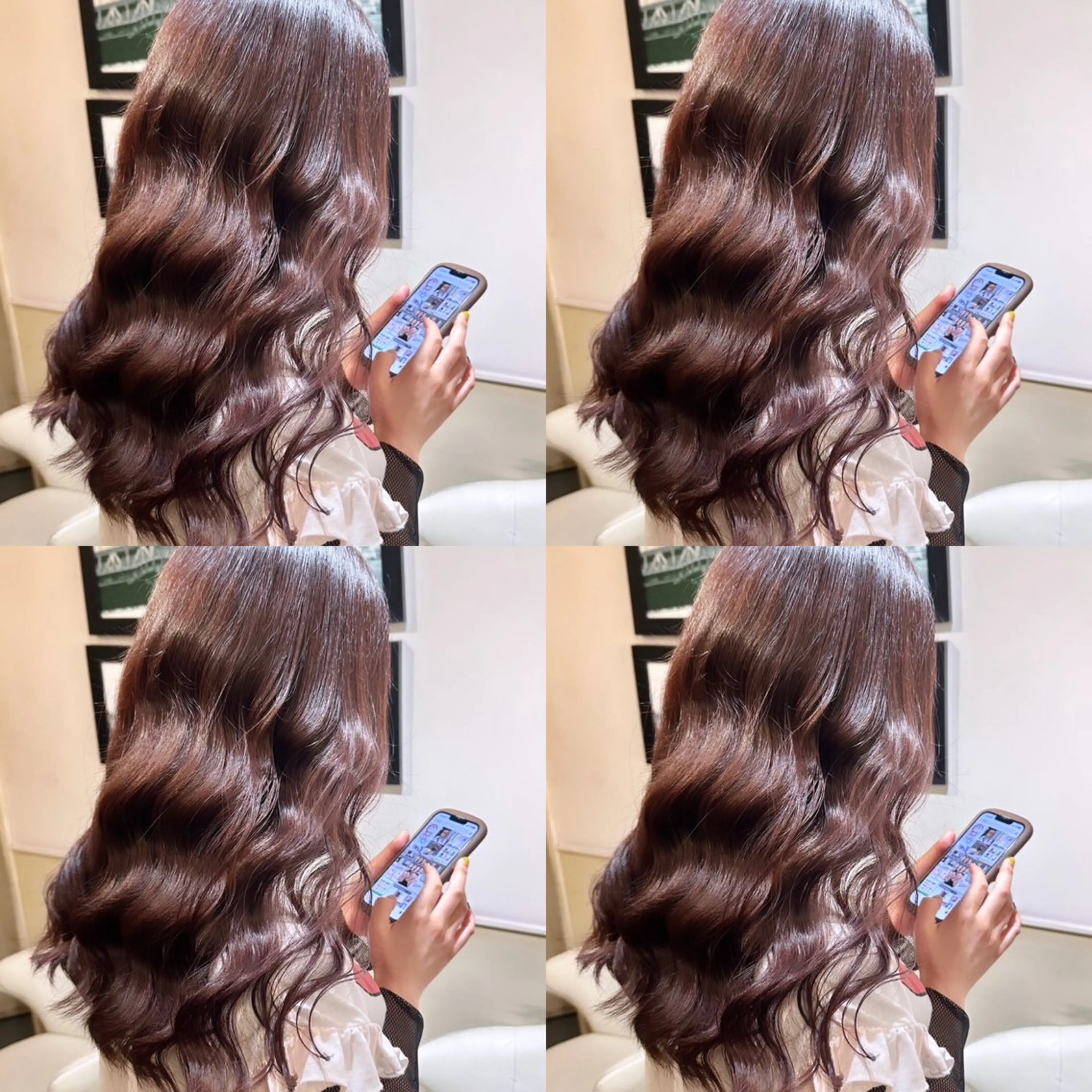 ロング カラー ヘアアレンジ 💎韓国レイヤー ×エクステゆうま💎のヘアスタイル