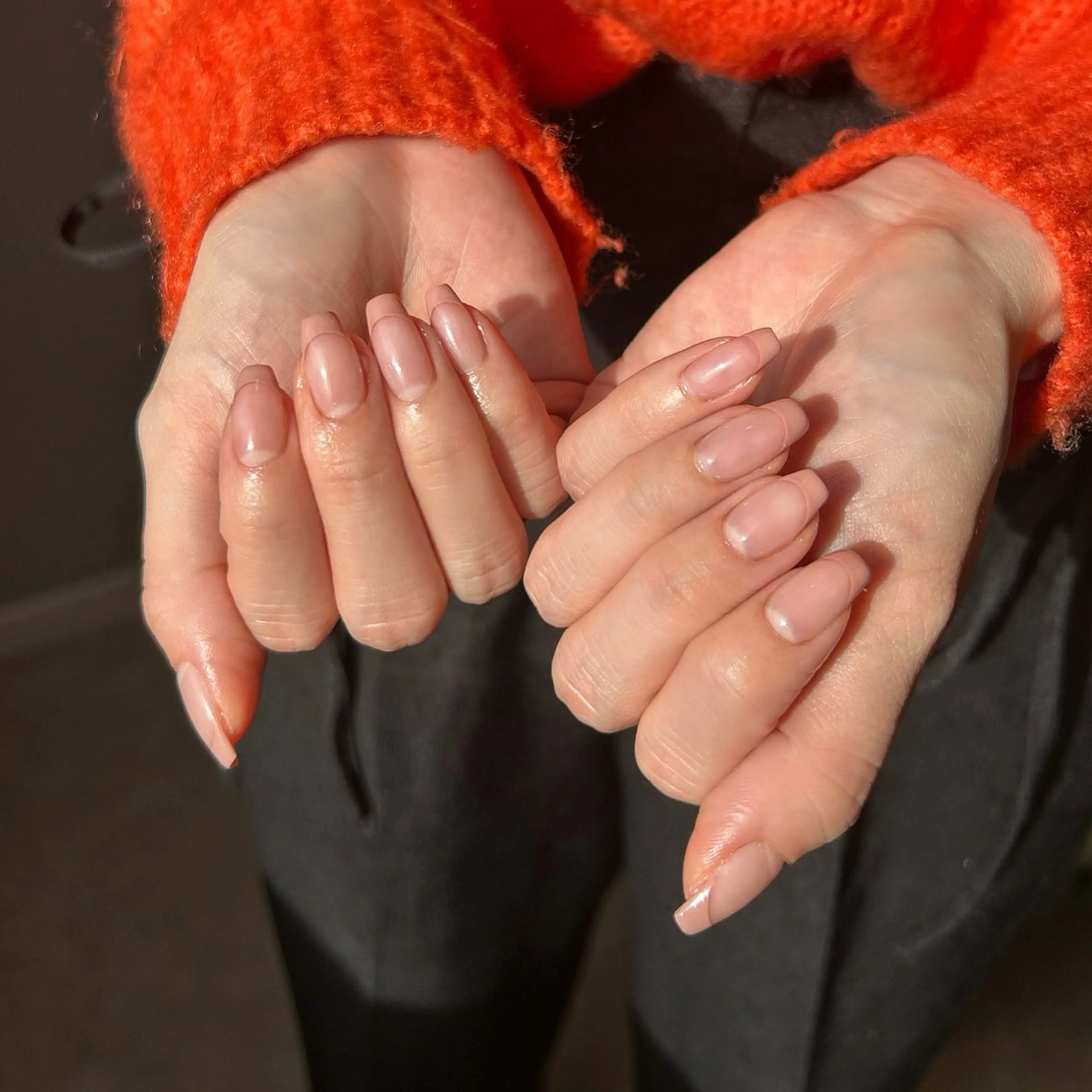 ネイル フレンチネイル ピンク 山本 彩加のネイルデザイン