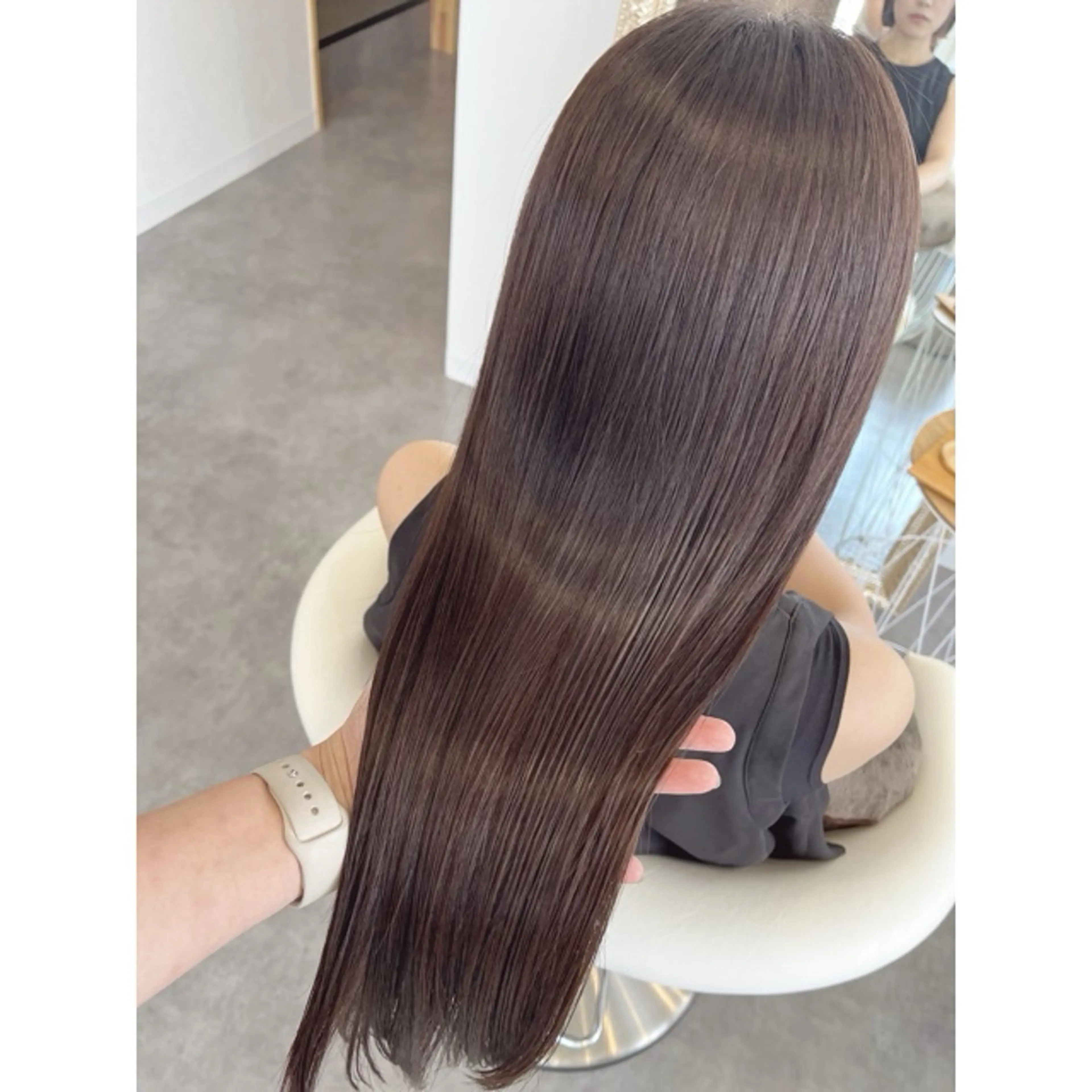 【髪質改善メニュー】カット+メゾンSカラー🌹の写真