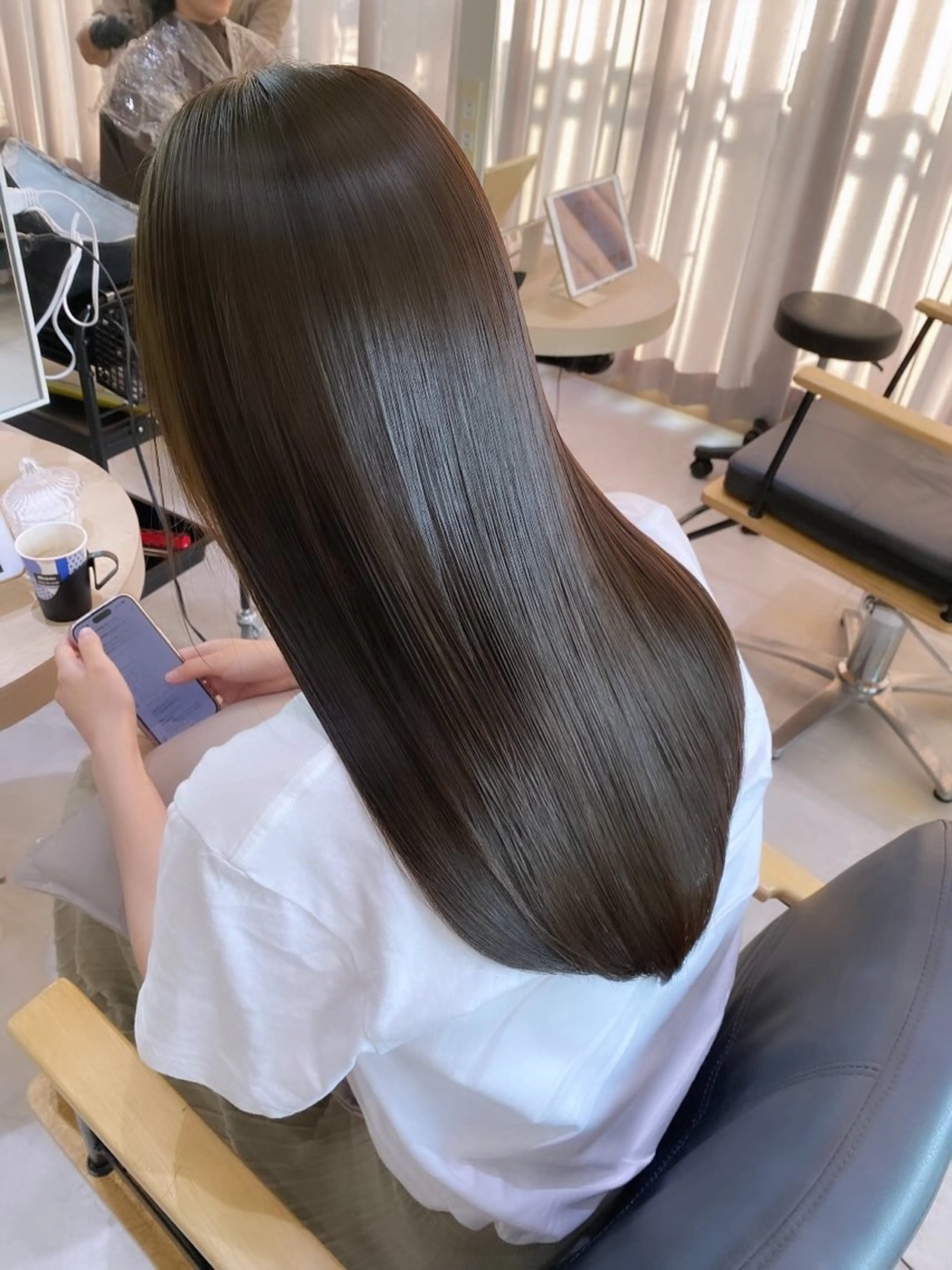 ミディアム 中村一樹/髪質改善/ 艶髪/艶カラー/美髪のヘアスタイル