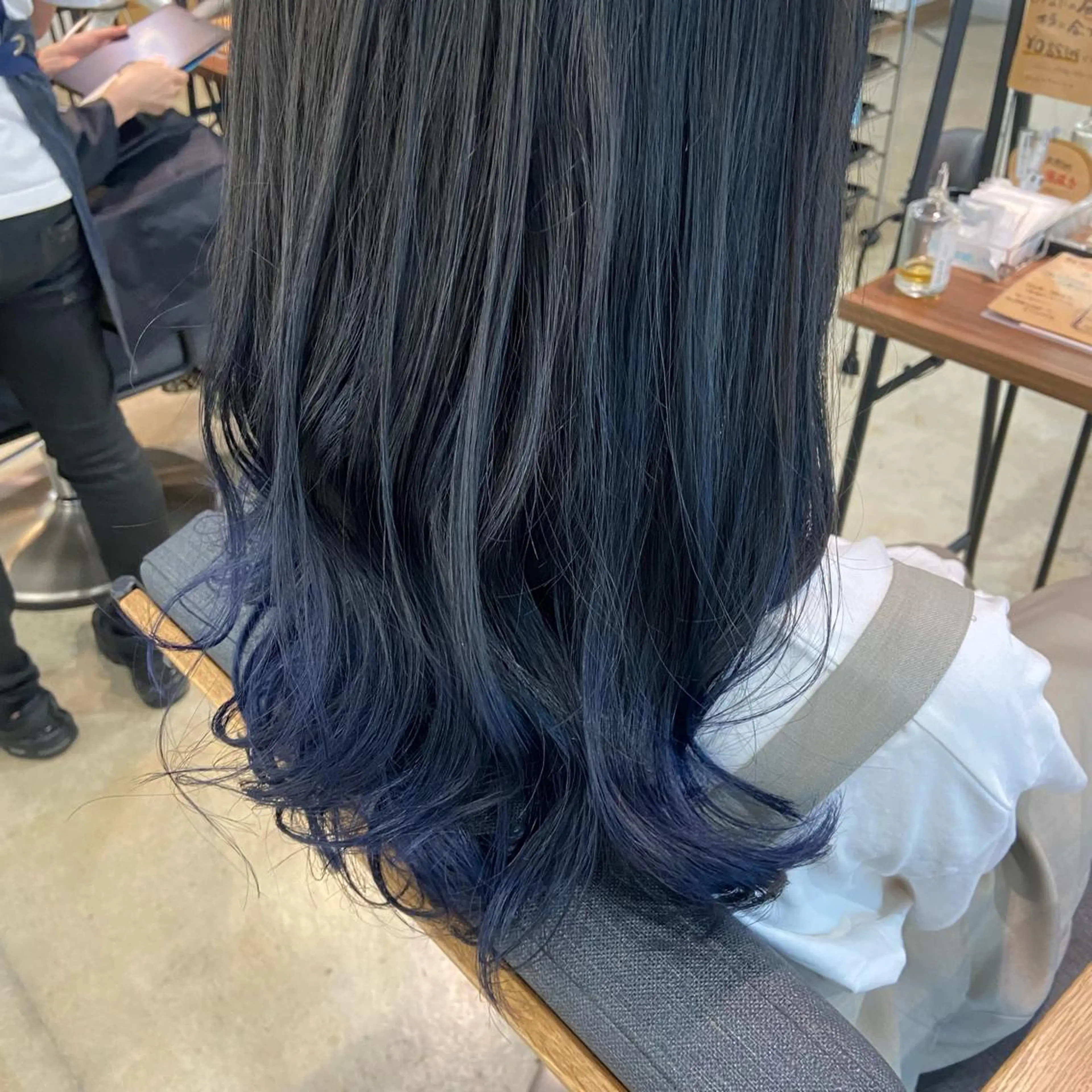 ロング カラー ブルーカラー グラデーションカラー 🌷レイヤーカット/ フルキシオリ🌷のヘアスタイル