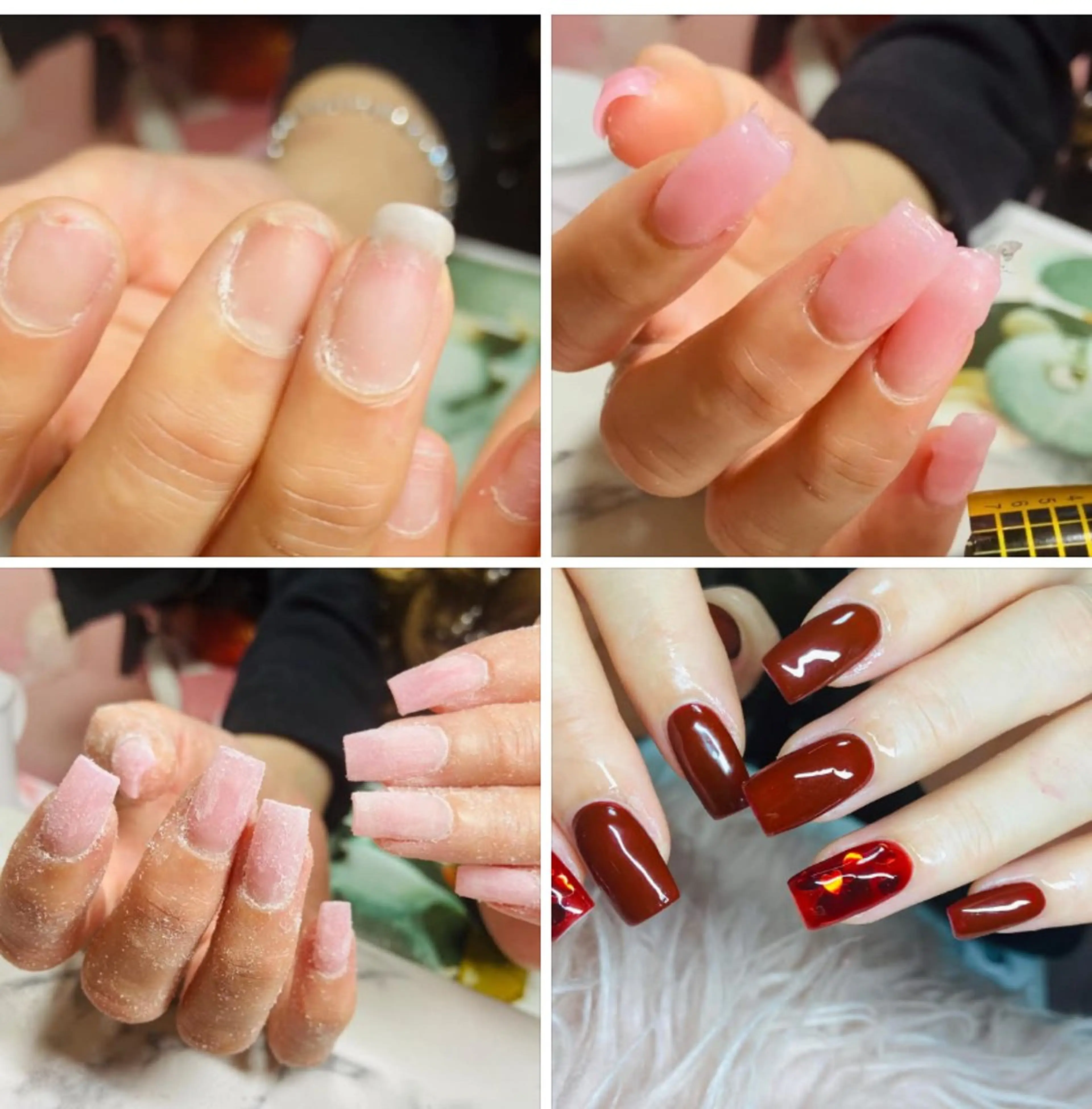 ネイル 長さ出し ワンカラーネイル ハンドネイル HandSnail自宅サロン所属・HandSnail 座間自宅ネイルサロンのネイルデザイン