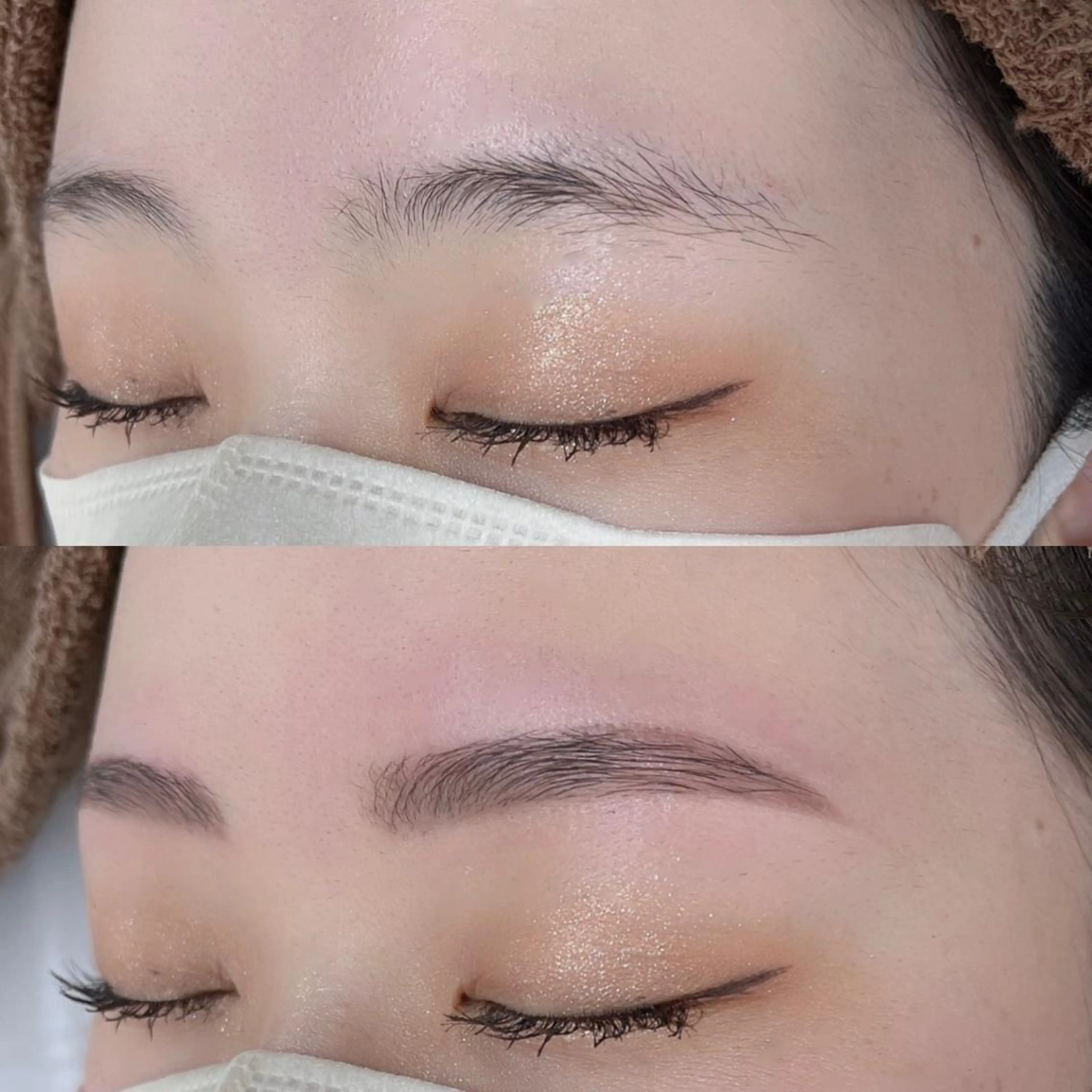 ヘアアレンジ メンズ マツエク・マツパ アイブロウ BEIGE 金山 🌹RUKAのマツエク・マツパデザイン