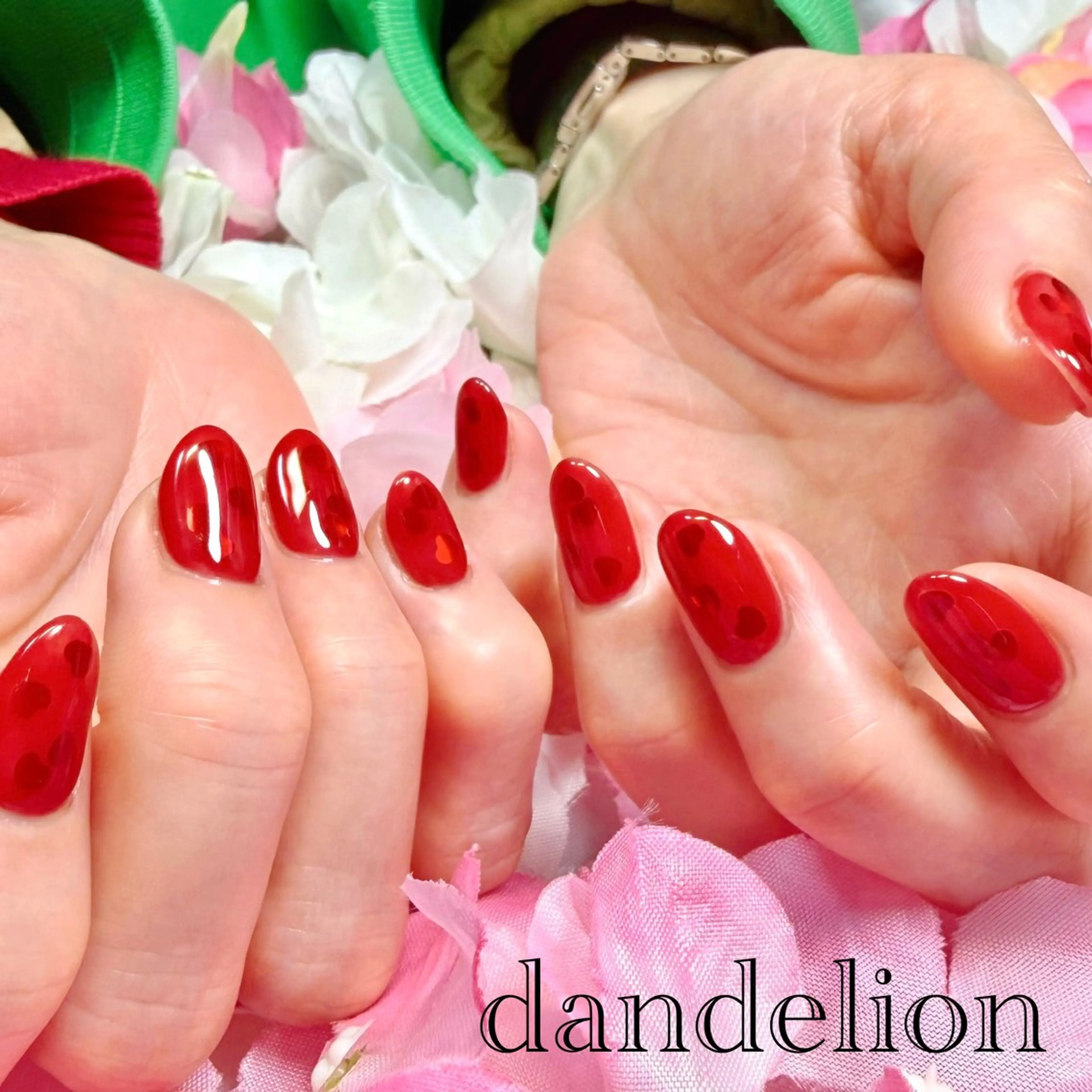 ネイル ハンドネイル ハンドケア dandelion ダンデライオンのネイルデザイン