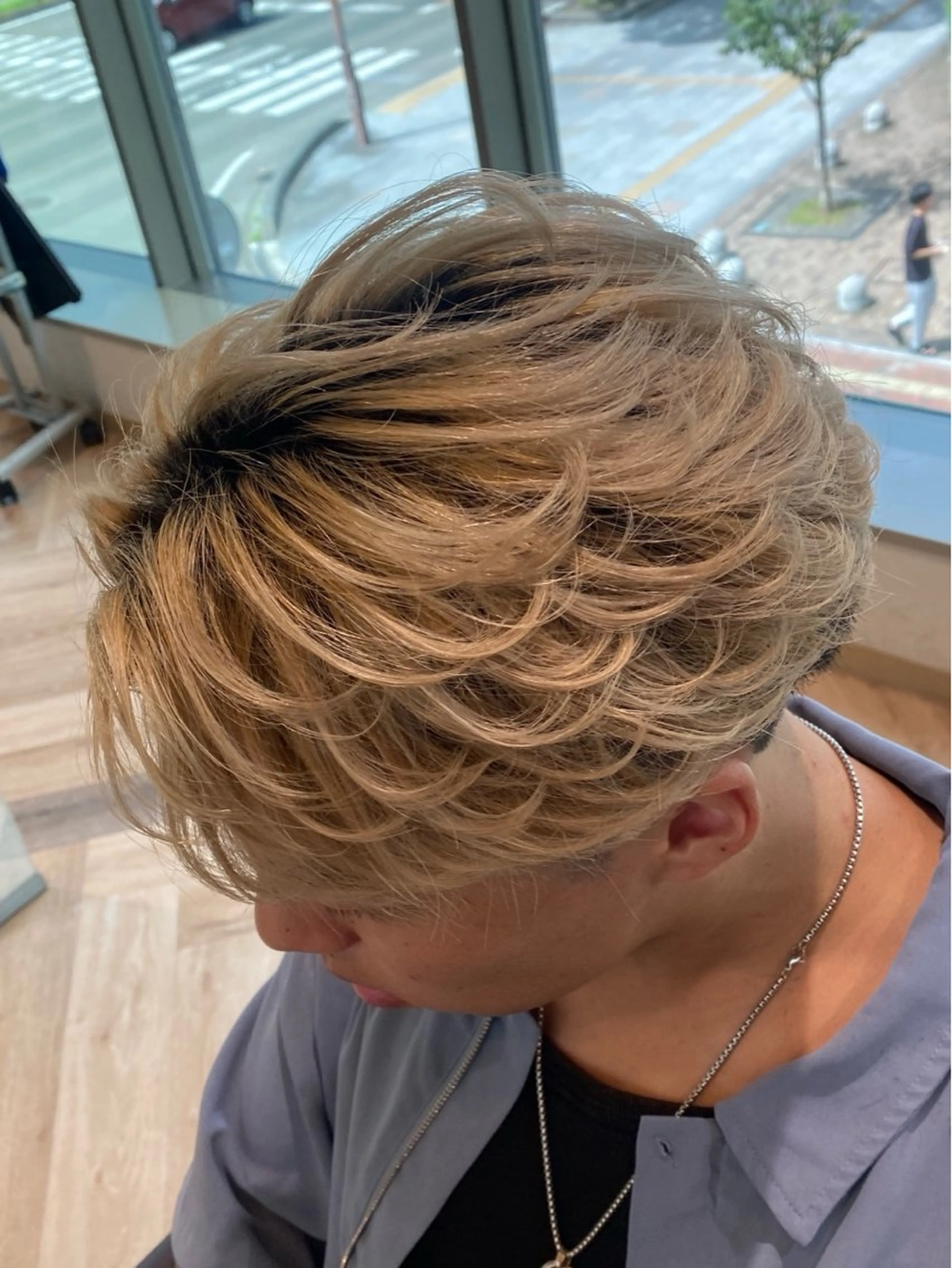 メンズ メンズ特化/フェザー /パーマ/伊勢元のヘアスタイル