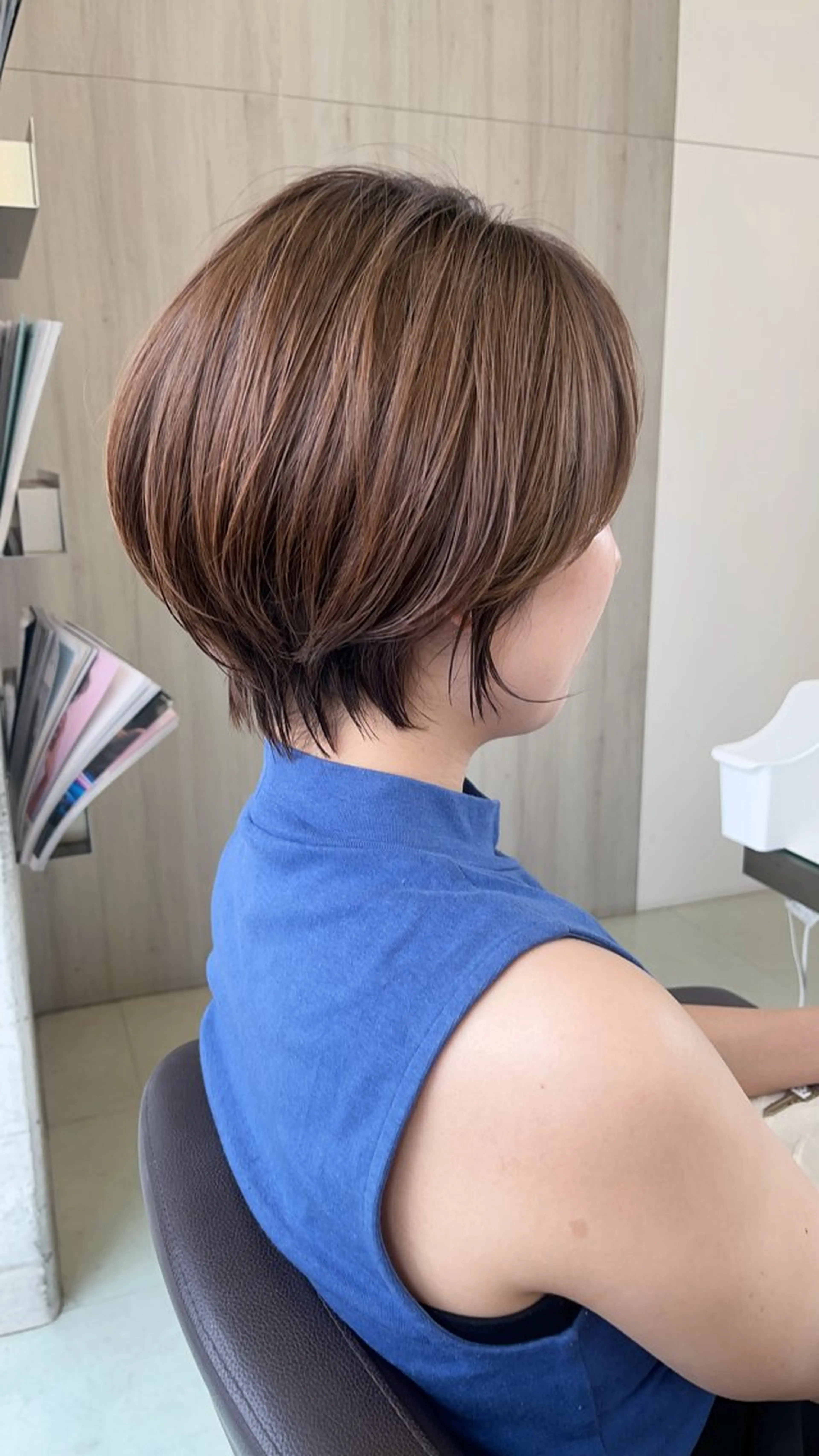 ショート カット wil西宮レイヤー 西村徹のヘアスタイル