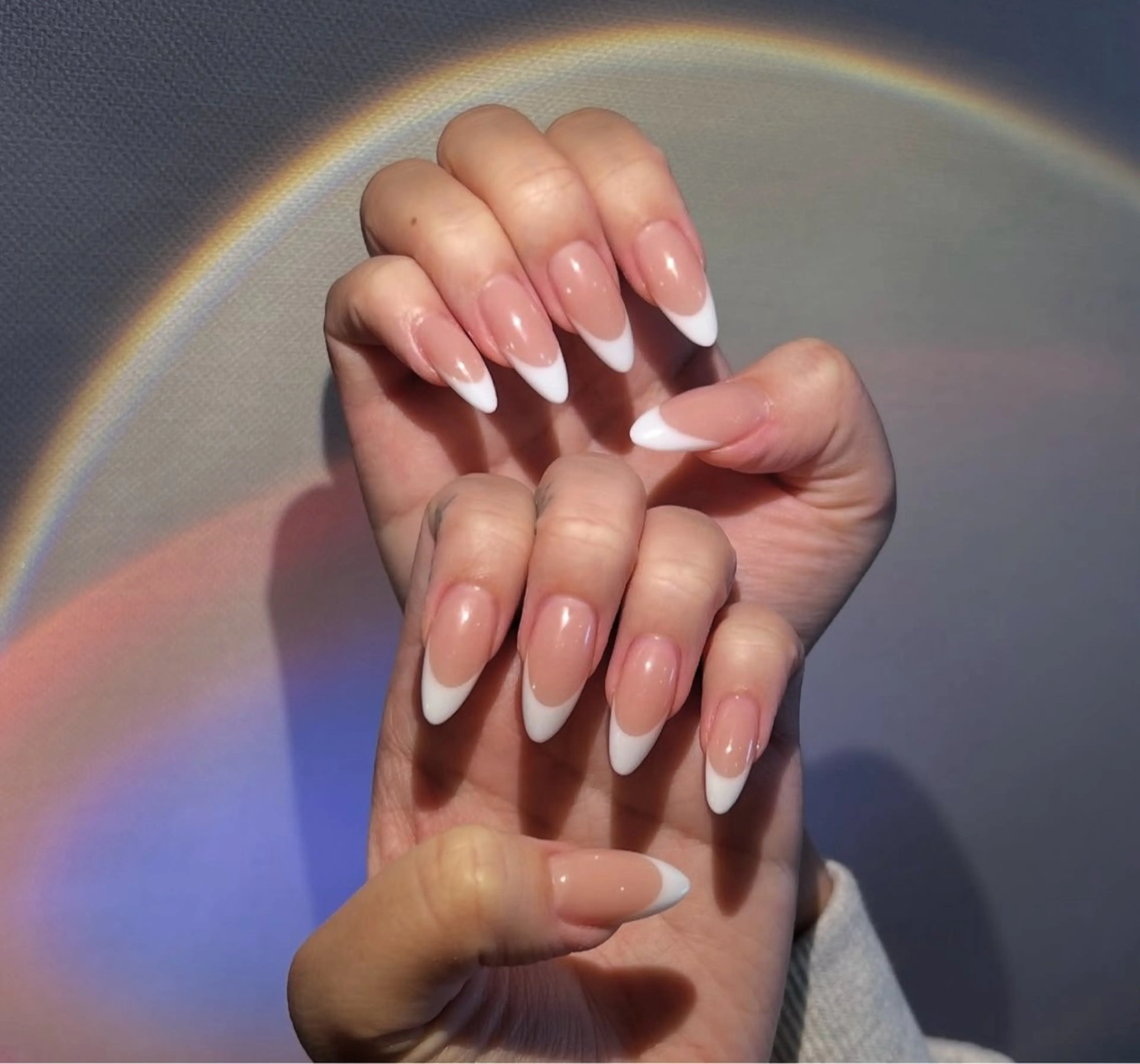 ネイル グラデーション キラキラネイル ワンカラーネイル 冬ネイル Jenn Nail Salonのネイルデザイン
