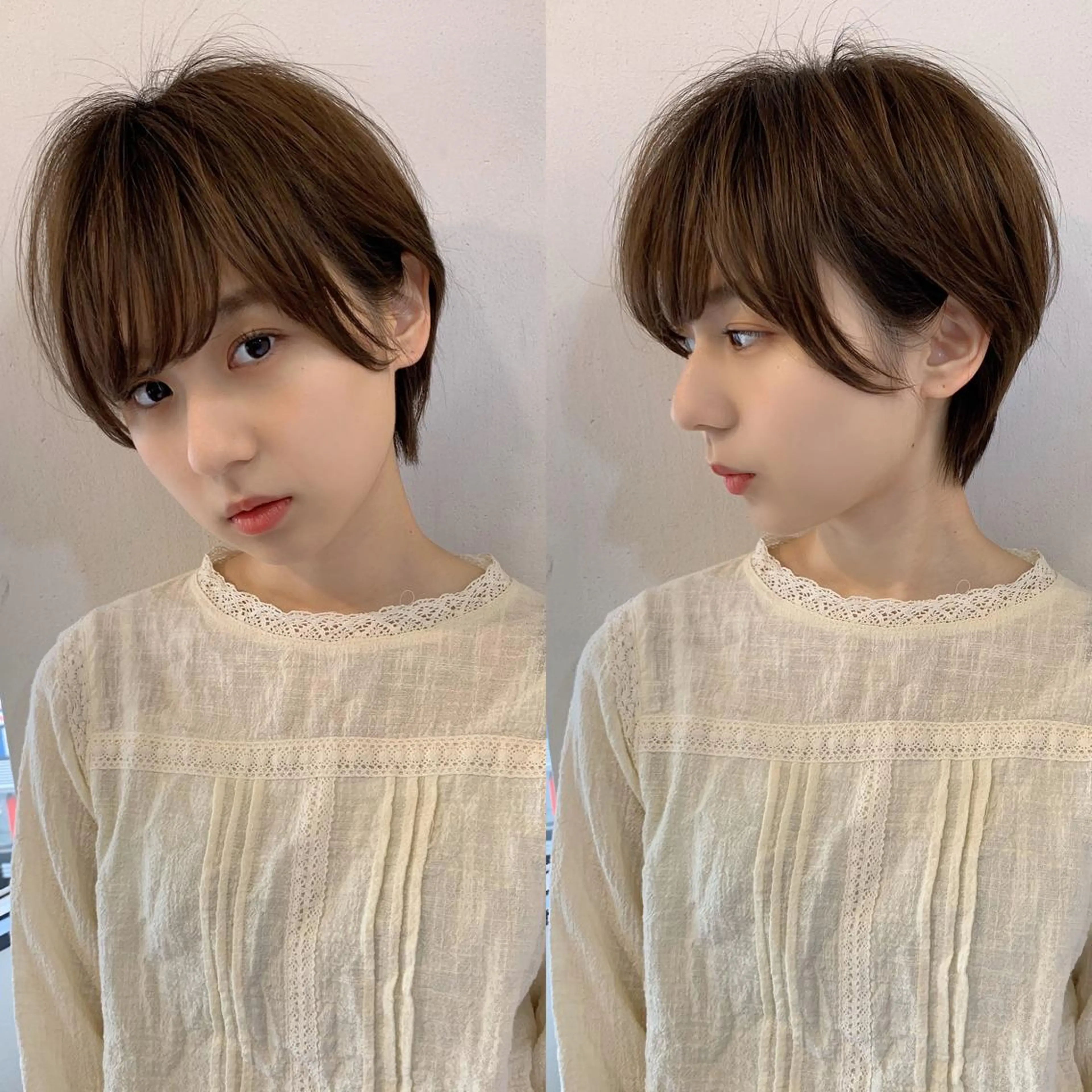 ショート 縮毛矯正/ショート/ レイヤー/畑中正敏のヘアスタイル