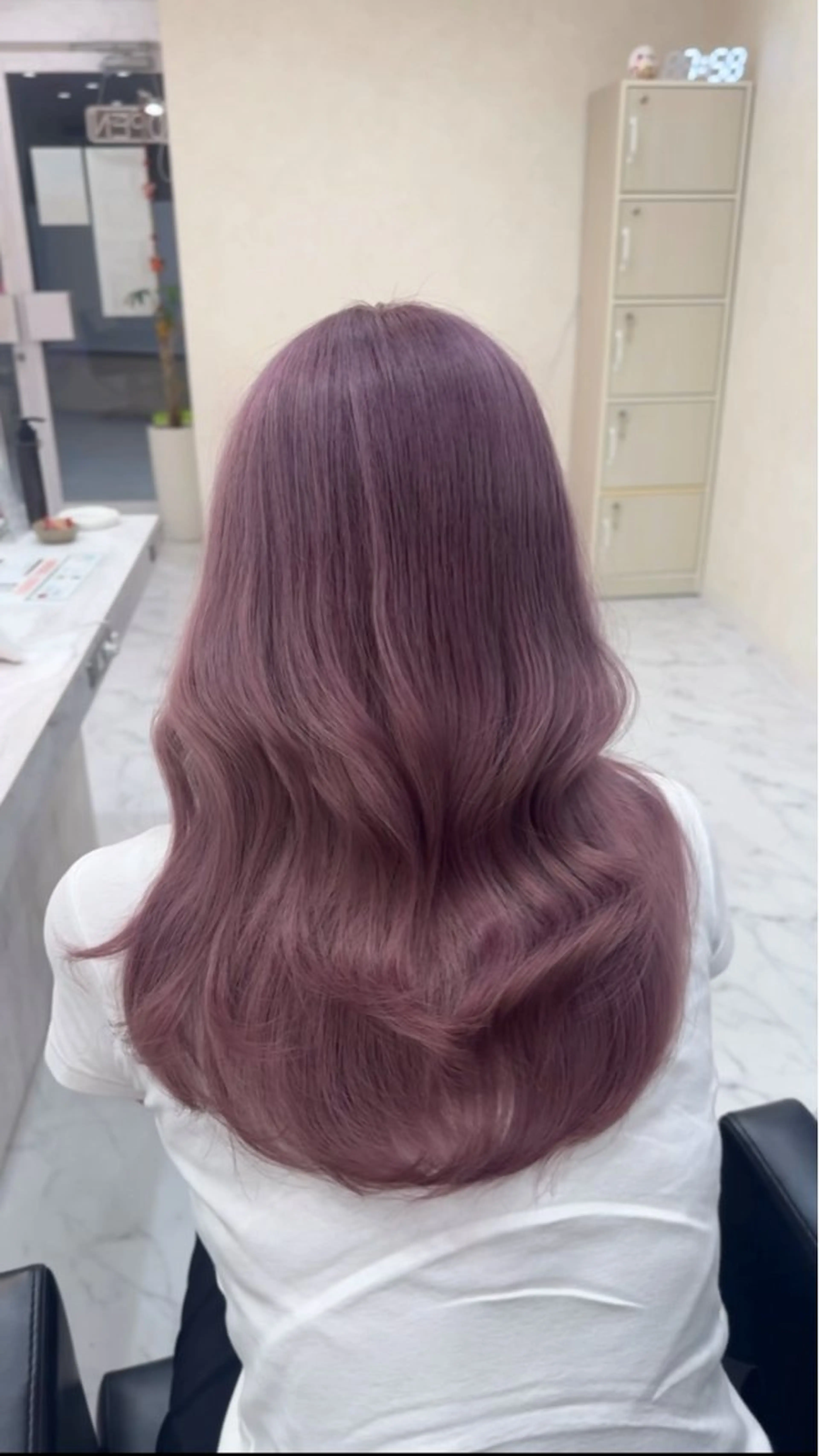 セミロング ヘアカラー トリートメント 🥀レイヤー/ブリー チカラー/ゆうか🥀のヘアスタイル