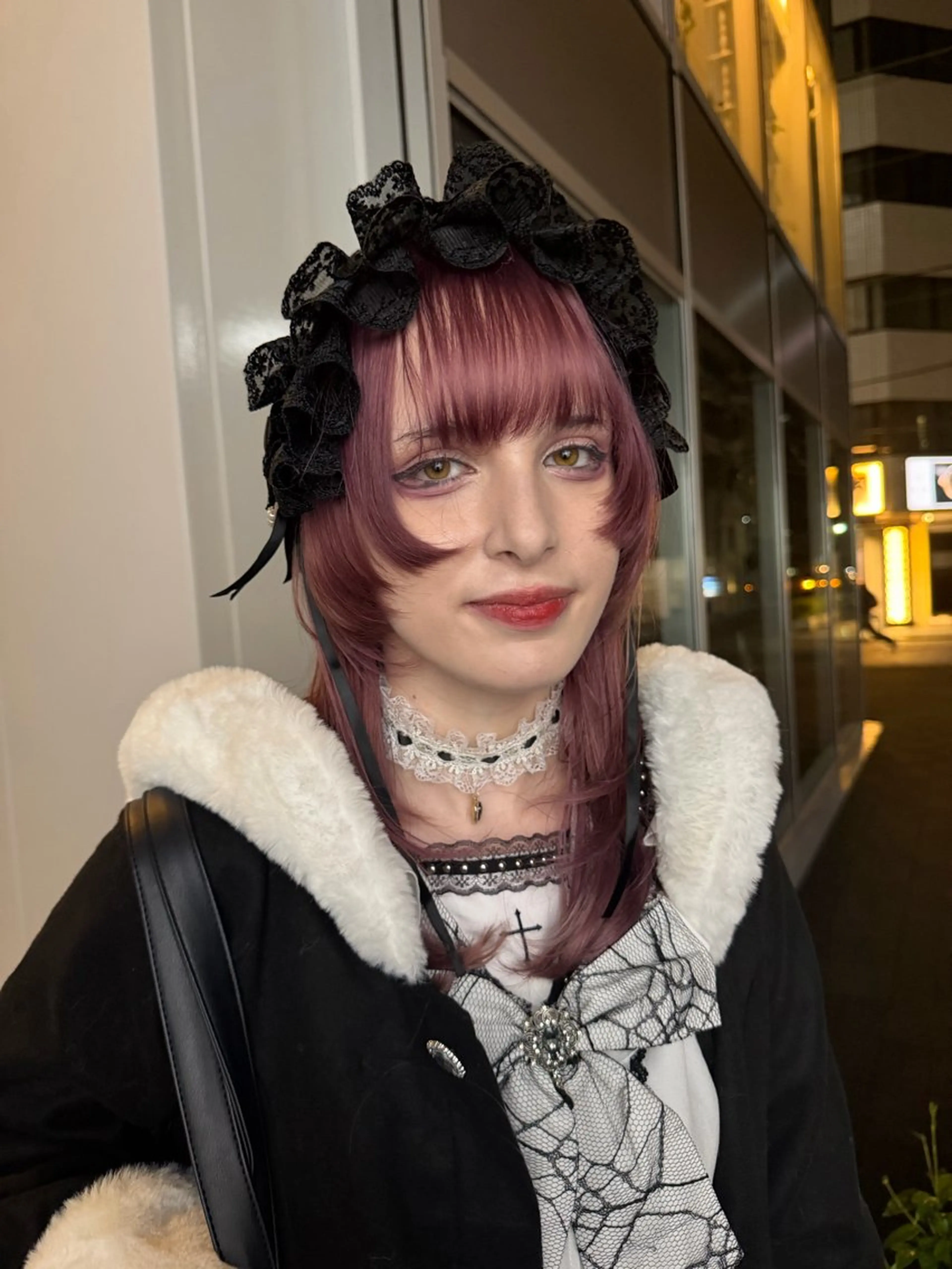 セミロング カラー ピンクカラー ヘアカラー CAF所属・渚音 nanoのヘアスタイル