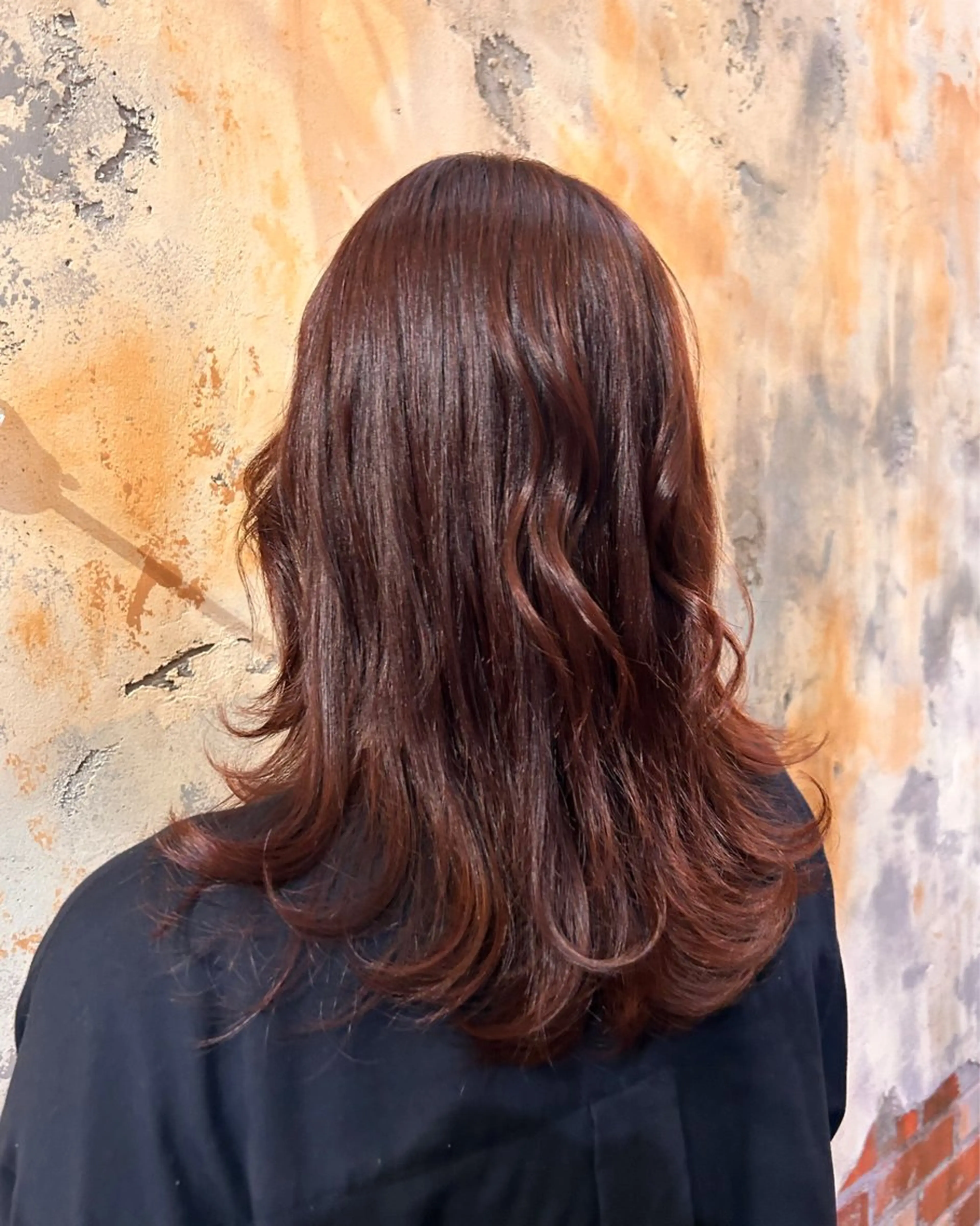 セミロング カラー ブラウンカラー オレンジ トリートメント Reir吉祥寺所属・ナチュラルカラー 🪄🧸✨れなのヘアスタイル