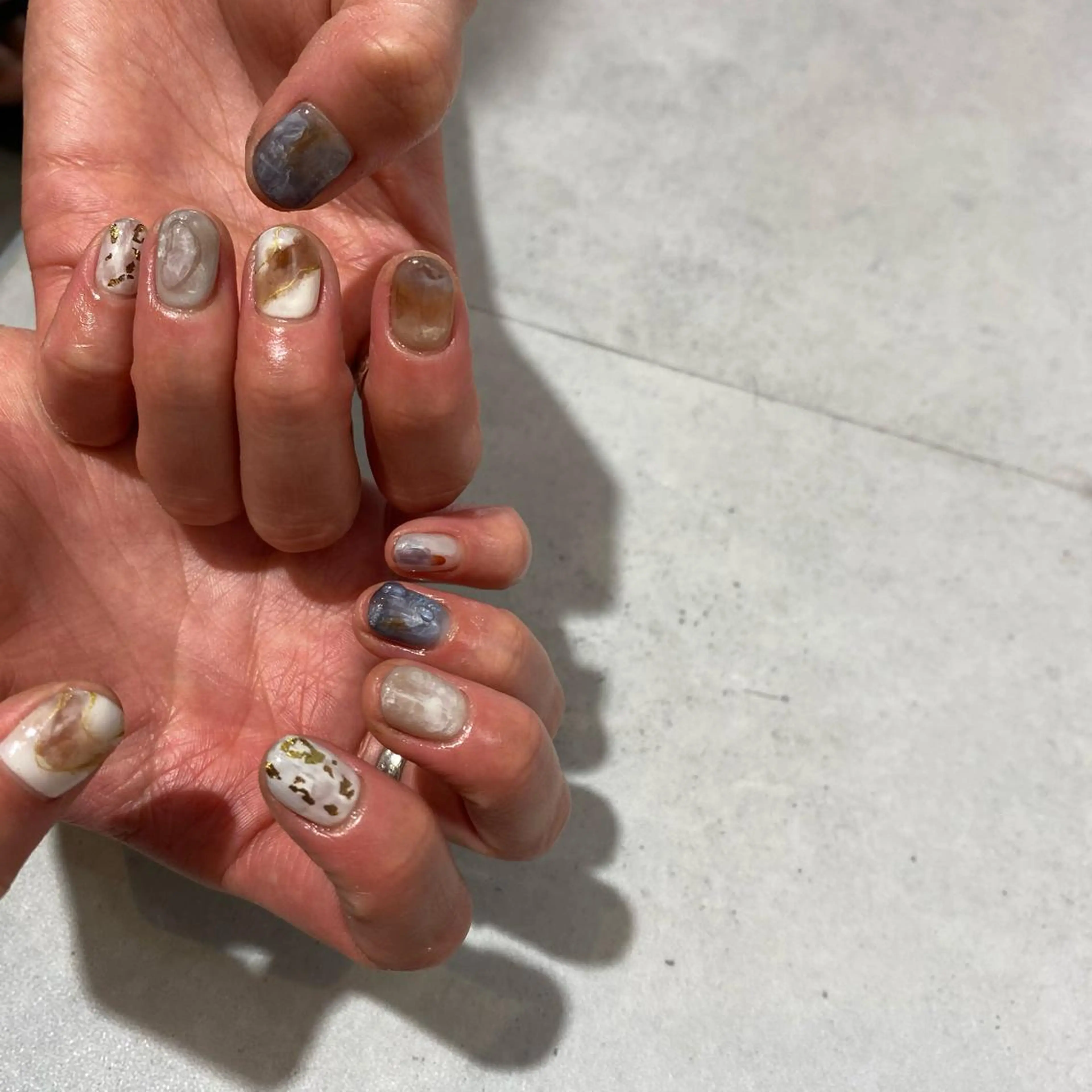 ネイル ハンドネイル Trico Antique所属・岩本 杏のネイルデザイン