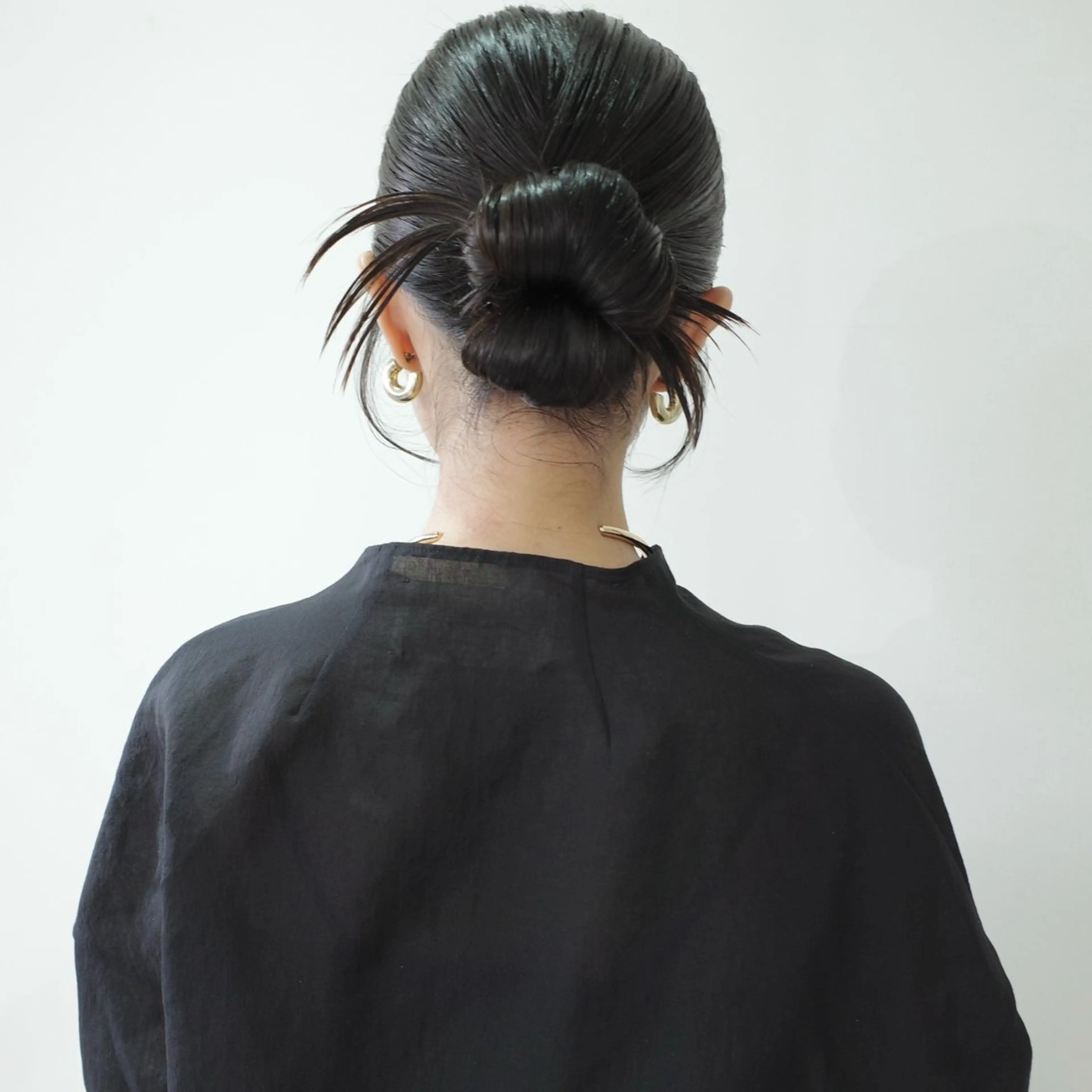 ミディアム ヘアアレンジ ヘアセット nonoka オリーブ/グレージュのヘアスタイル