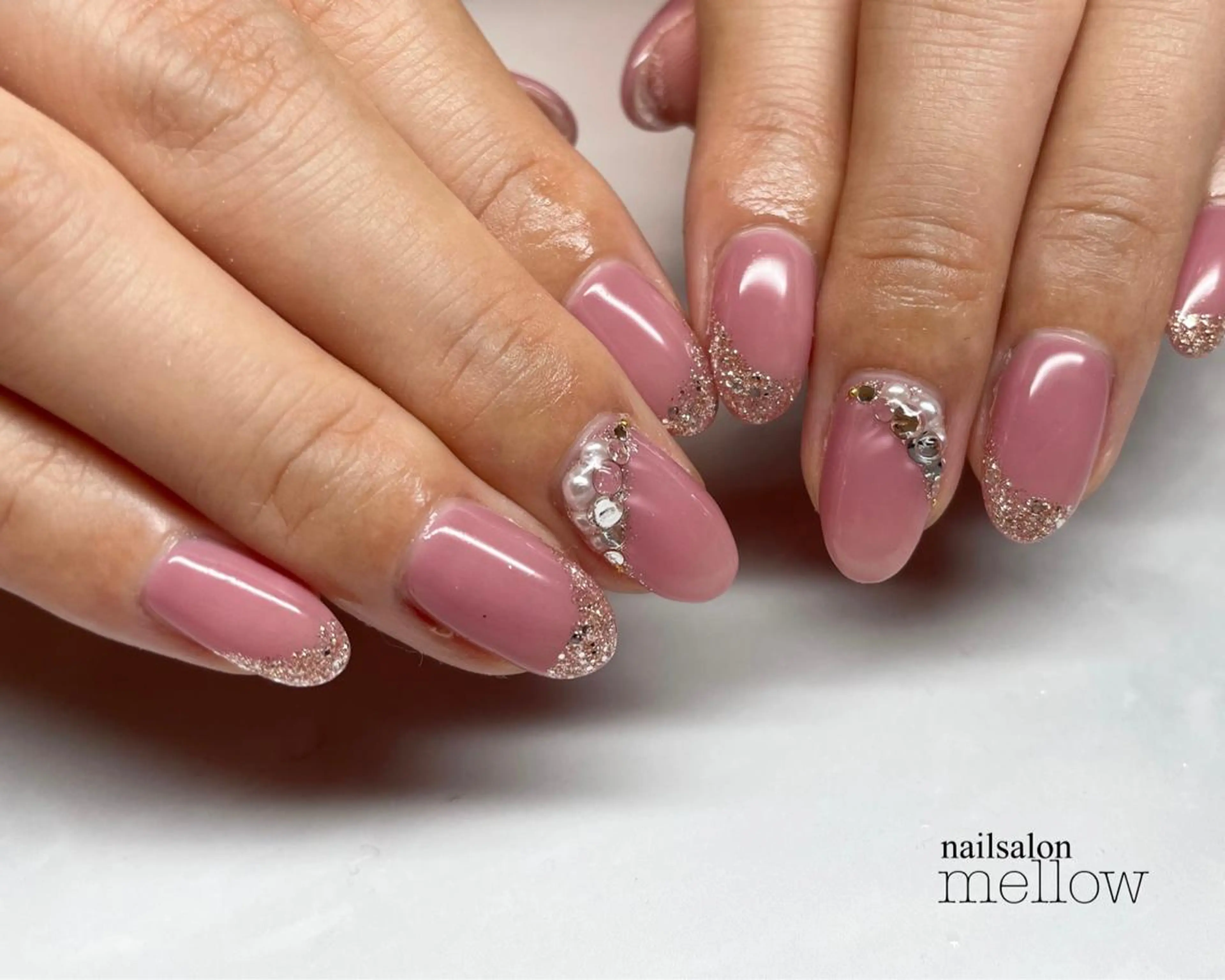 ネイル ピンク 大山 浩美のネイルデザイン