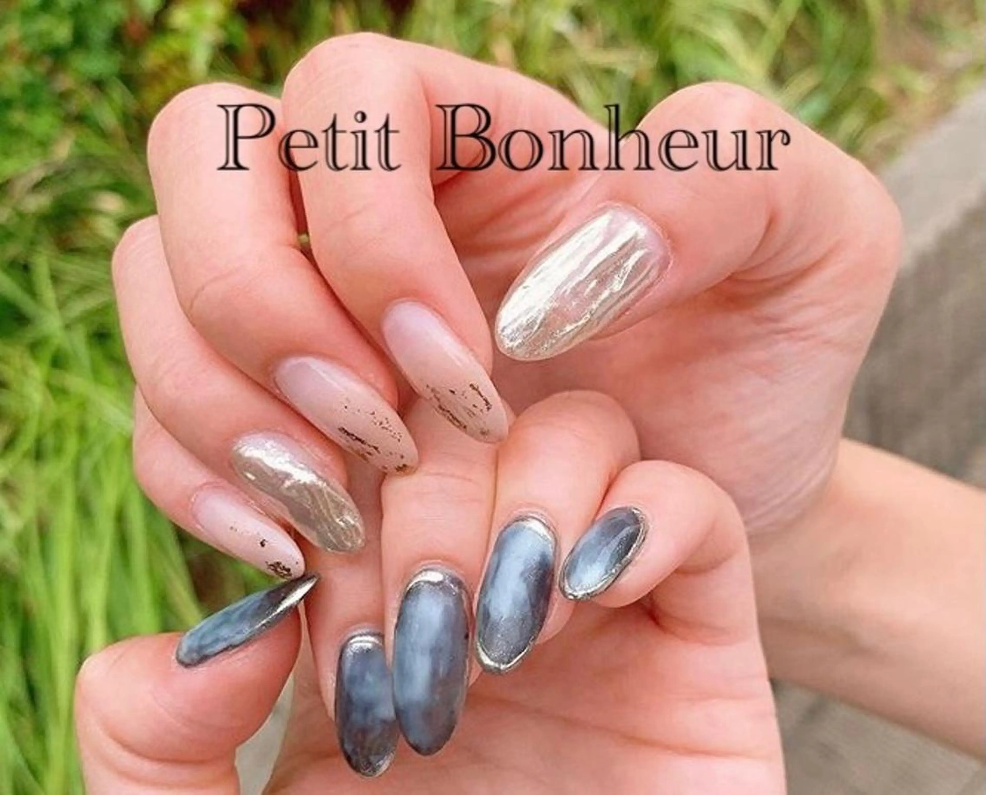 ネイル 持ち込み ニュアンスネイル Mas Miのネイルデザイン