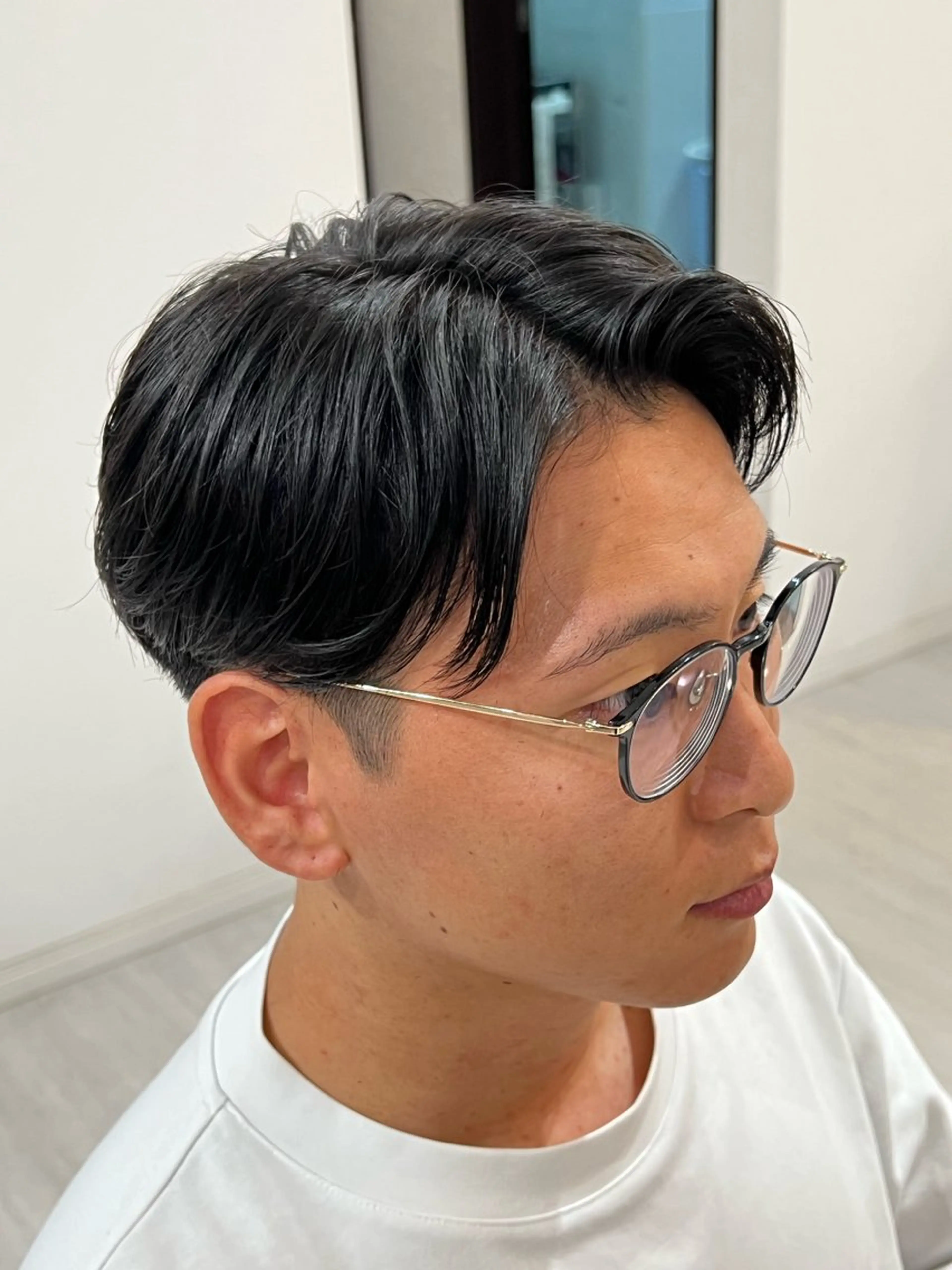 ショート メンズ Salon de Qualia(サロンドクオリア)所属・杉下　涼/ハイトーン /髪質改善/パーマのヘアスタイル