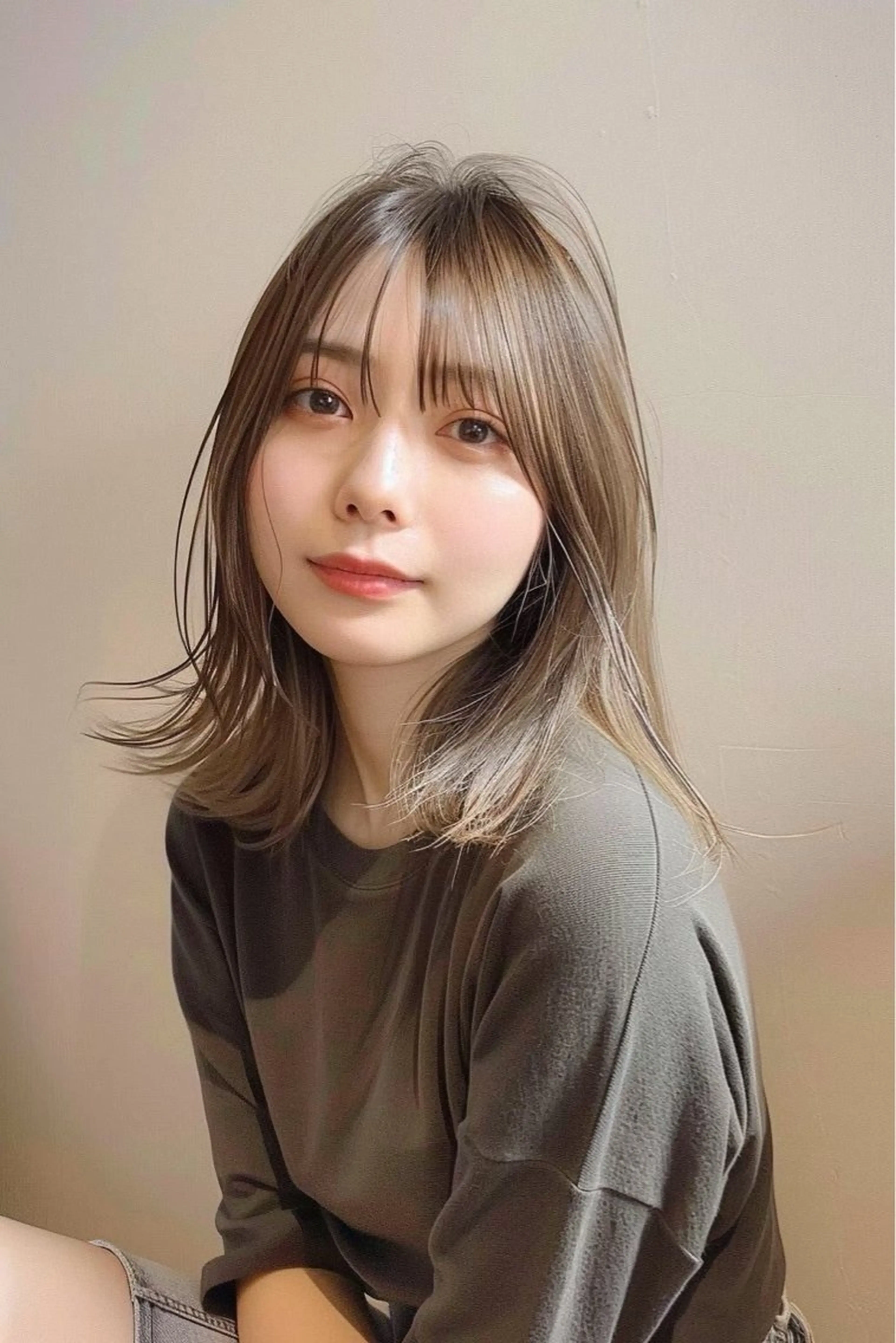 ミディアム カラー ヘアカラー トリートメント 4月限定/ カラー特化/YUTOのヘアスタイル