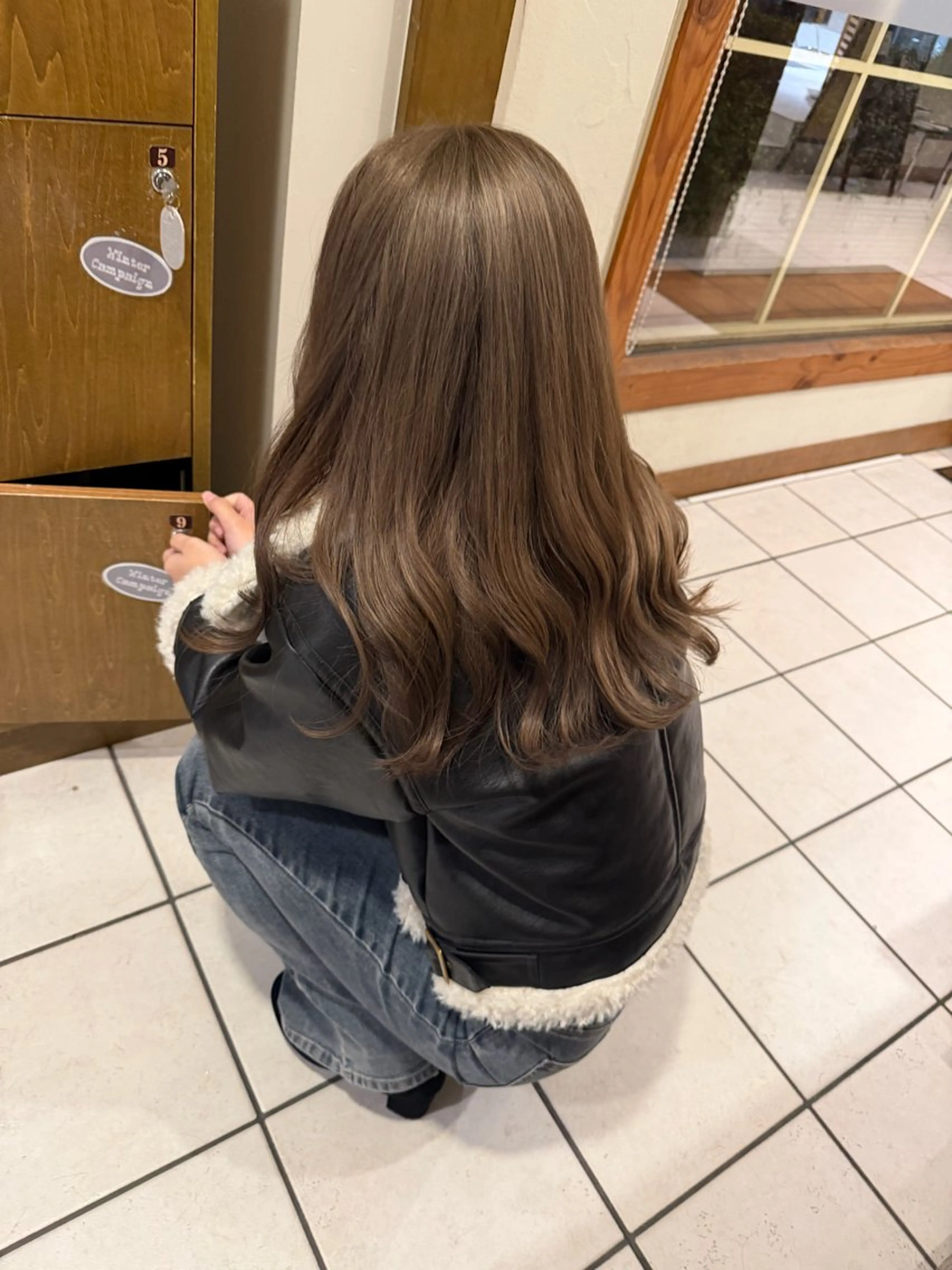 カラー 片山千晴✨ツヤ髪 ✨顔まわりカット✨のヘアスタイル