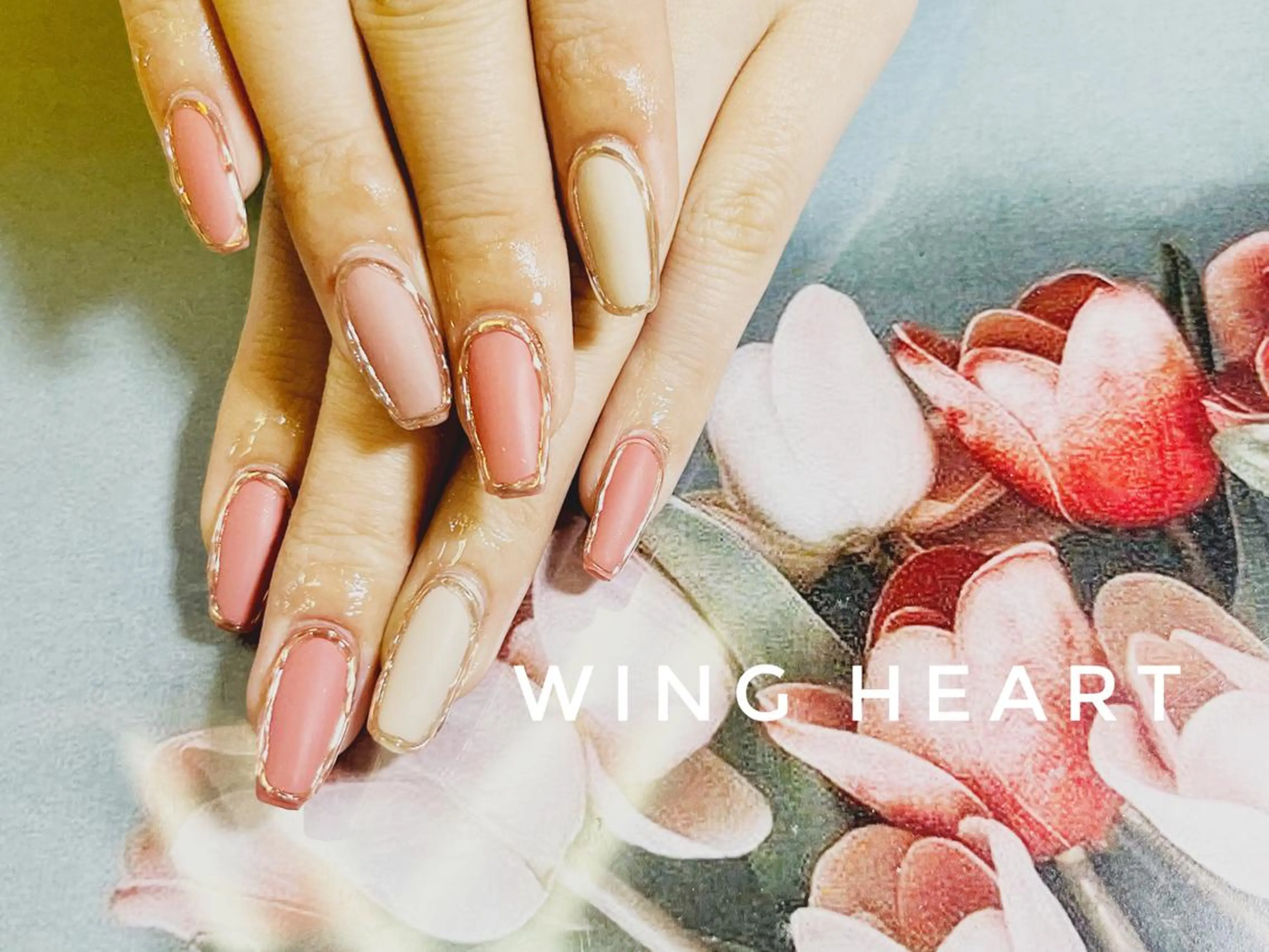 セミロング ネイル ハンドネイル H NANAのネイルデザイン